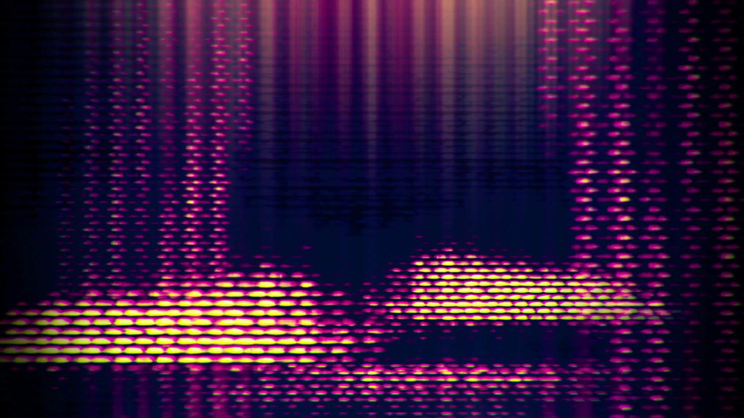 Neon Digital Rainfall 4K Video Loop