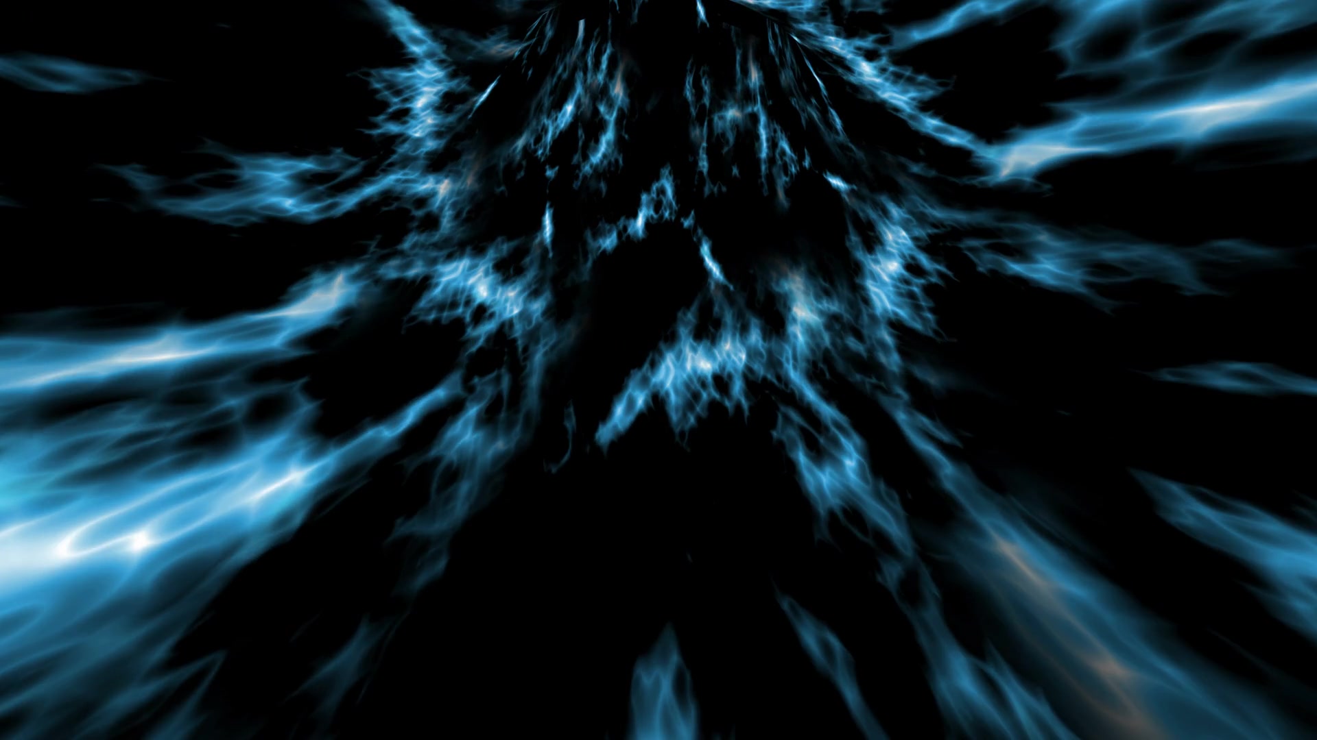 Electric Blue Energy Streams Video Loop