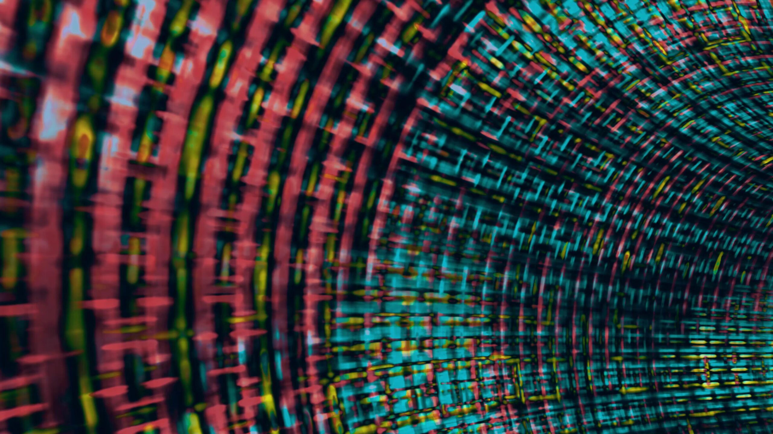 Abstract Digital Tunnel Flow 4K Loop