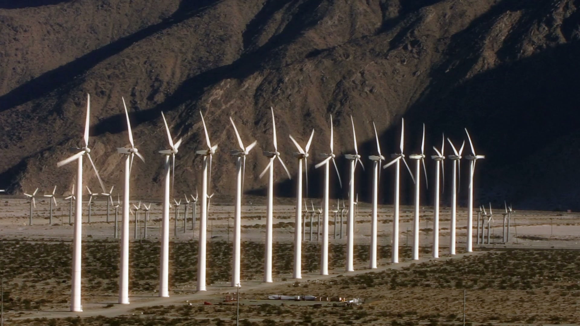 Majestic Wind Turbines at Work