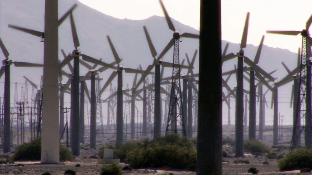 Vast Wind Farm’s Whirling Blades