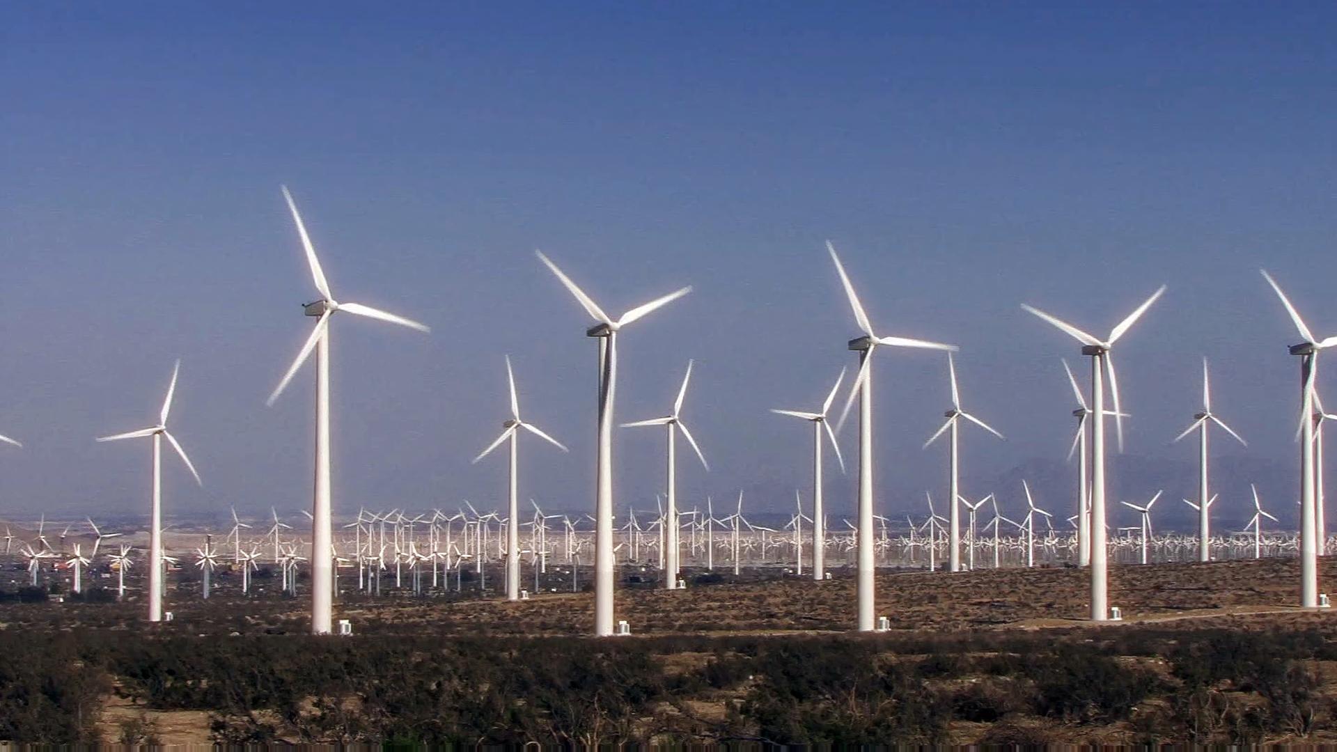 Wind Turbines Powering Tomorrow HD Video