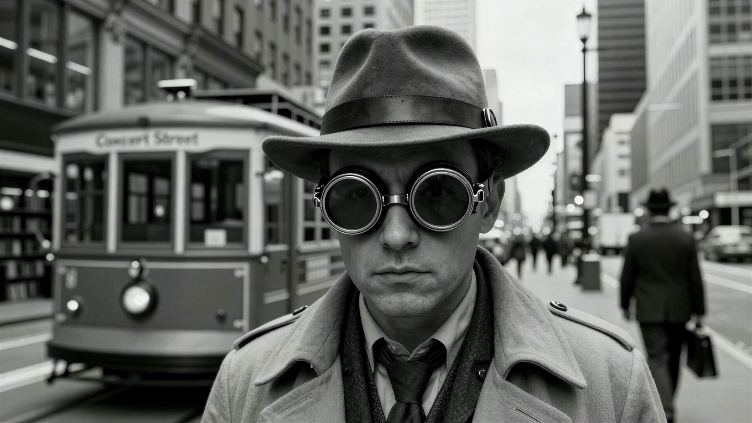 Detective In Goggles 4K Video