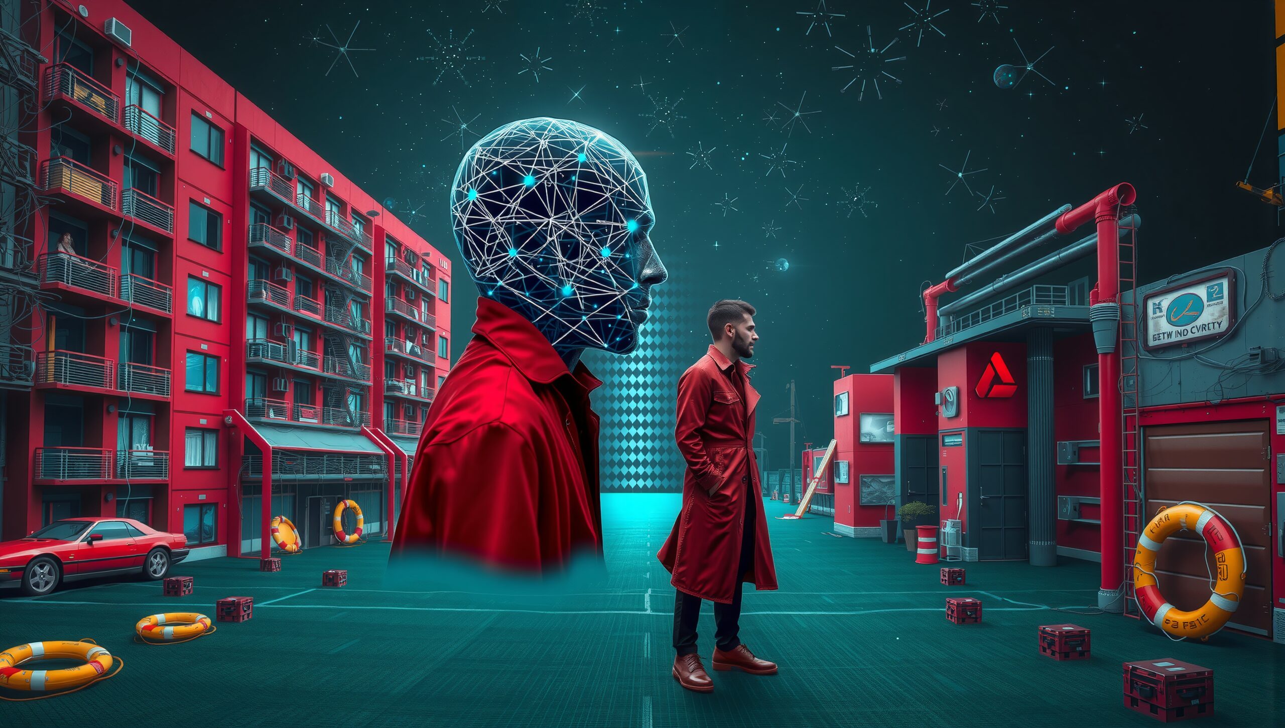 Futuristic Urban Digital Scene