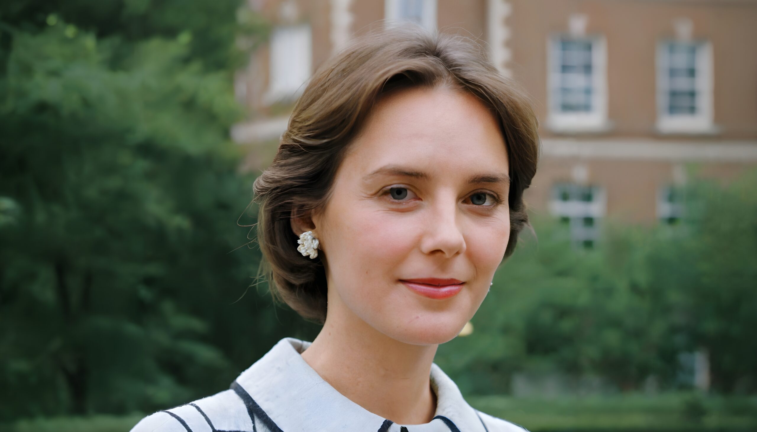 Elegant Woman Outdoors Portrait
