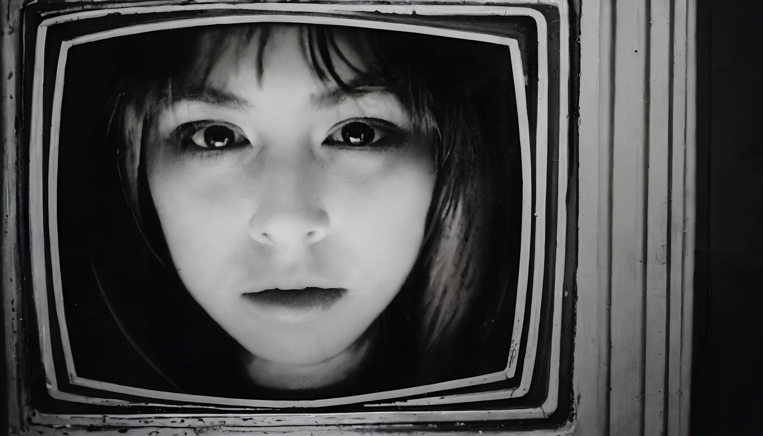 Vintage Television Screen Portrait