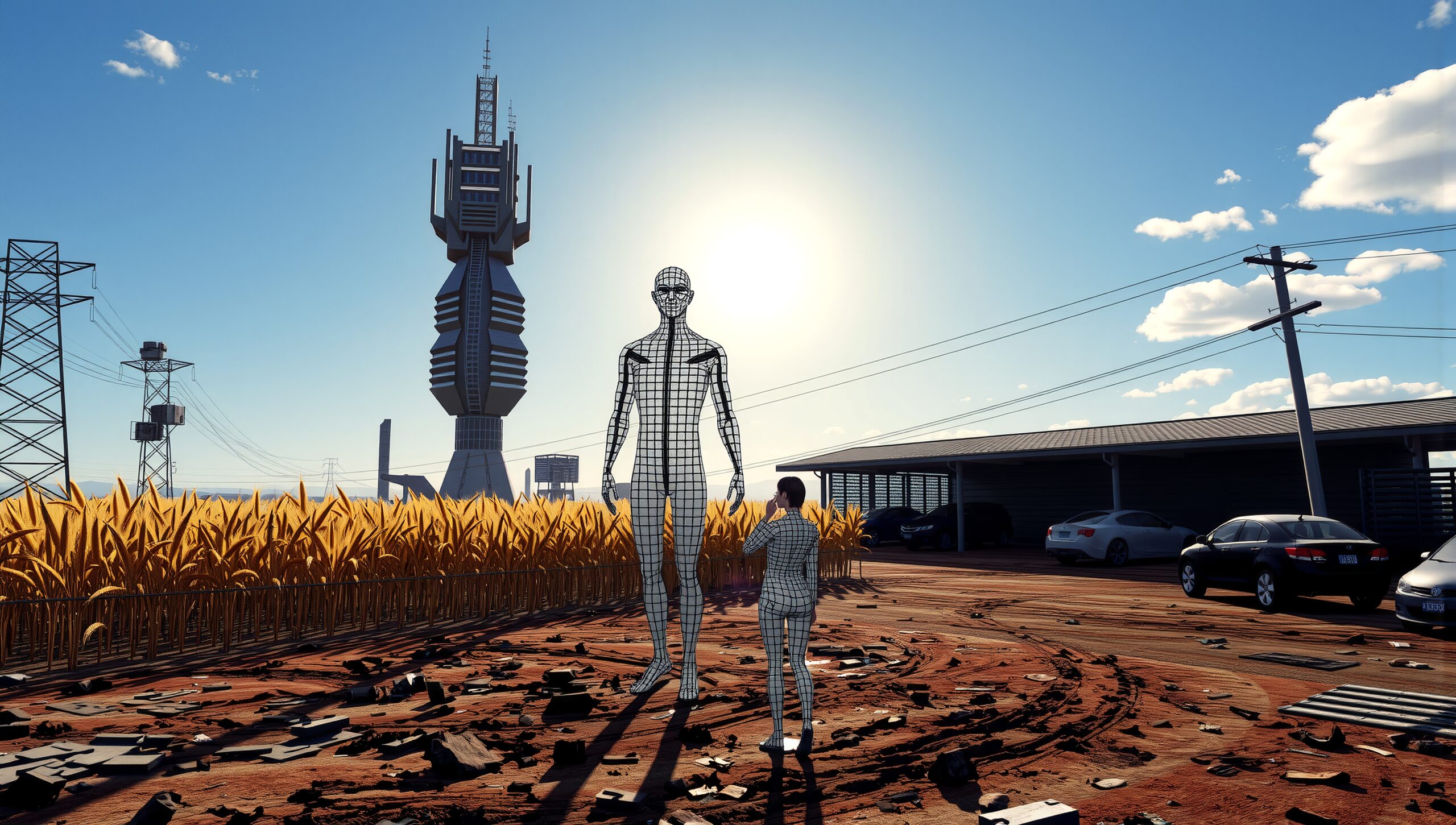 Futuristic Interaction with Giants