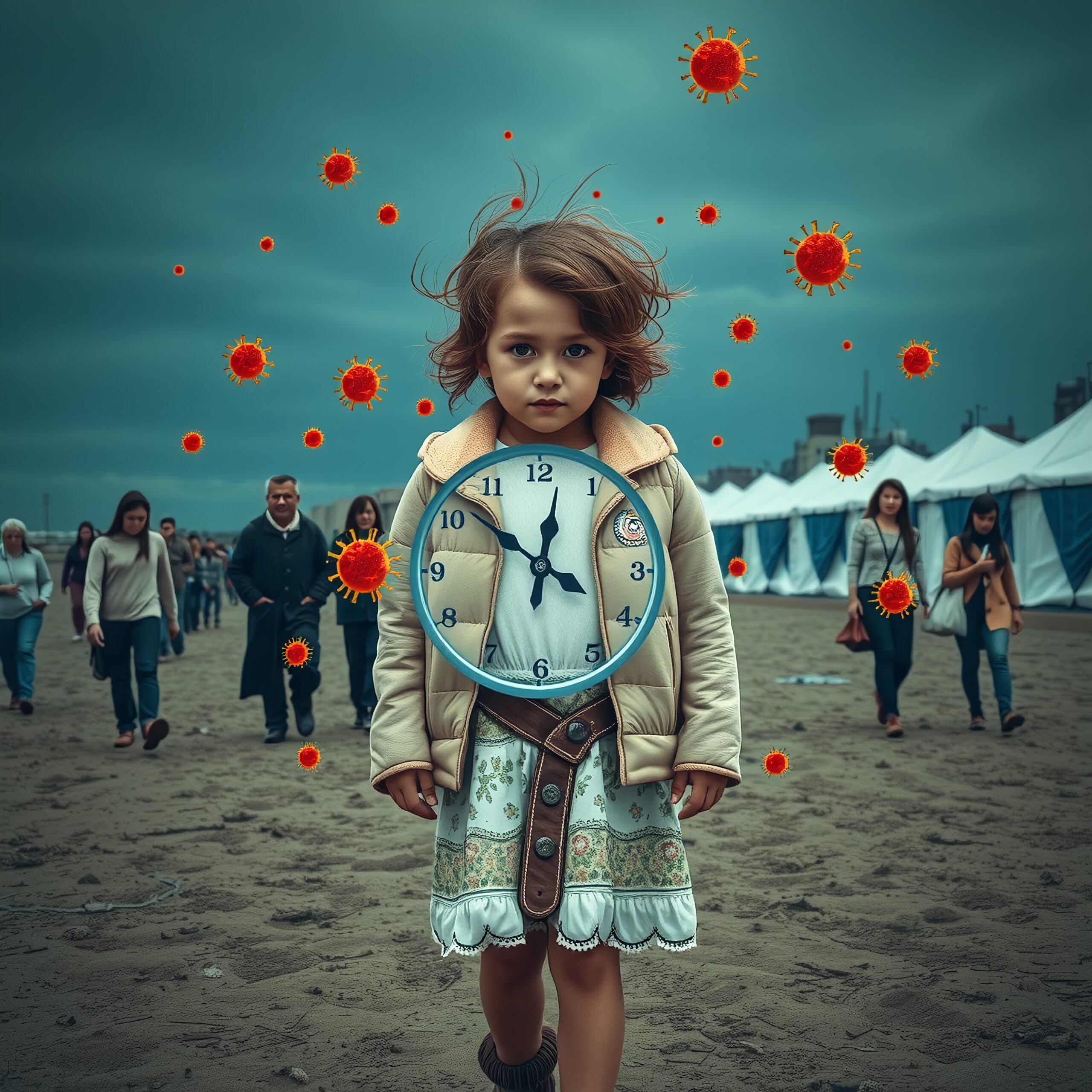 Time and Pandemic Imagery Collide