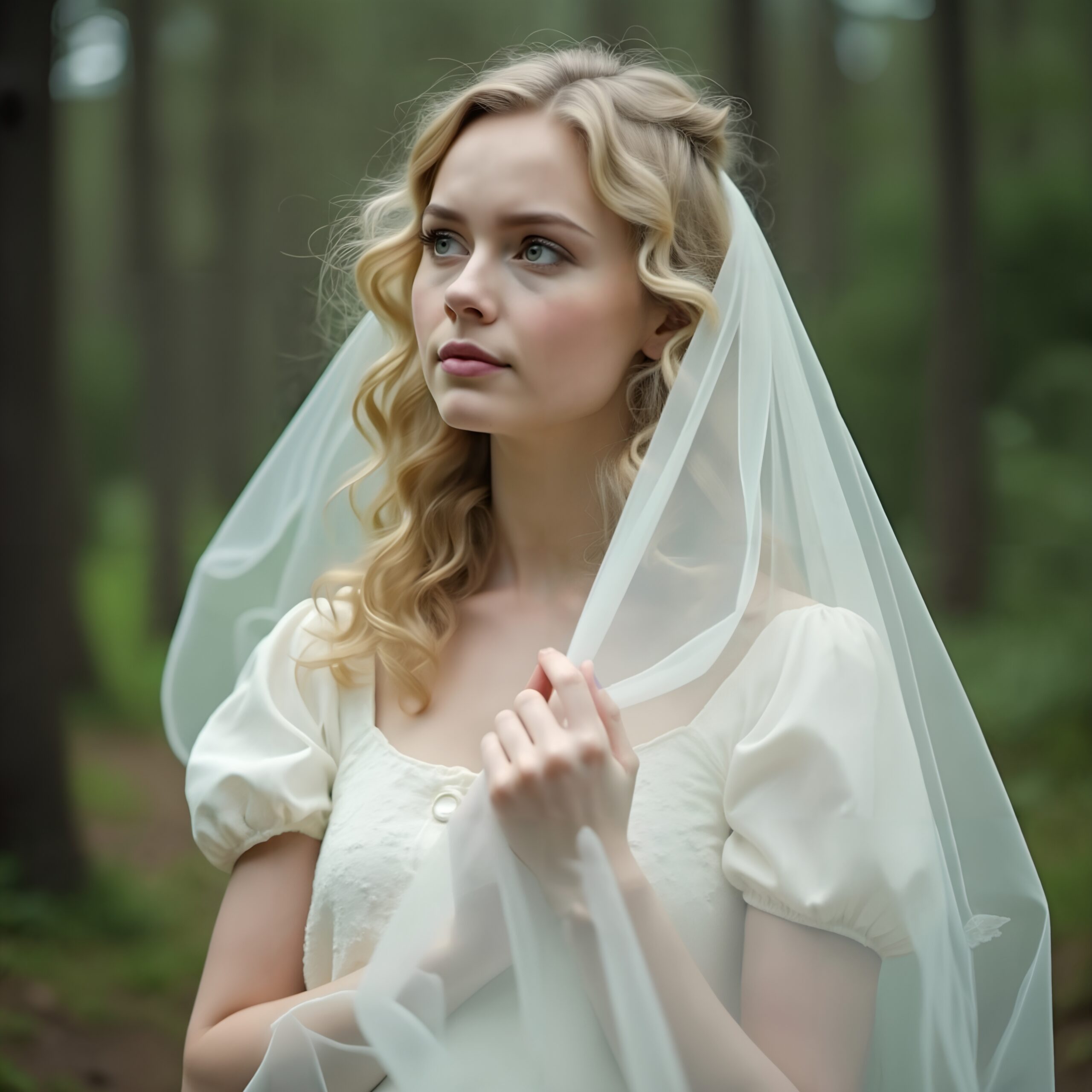 Tranquil Reflection in Forest Setting