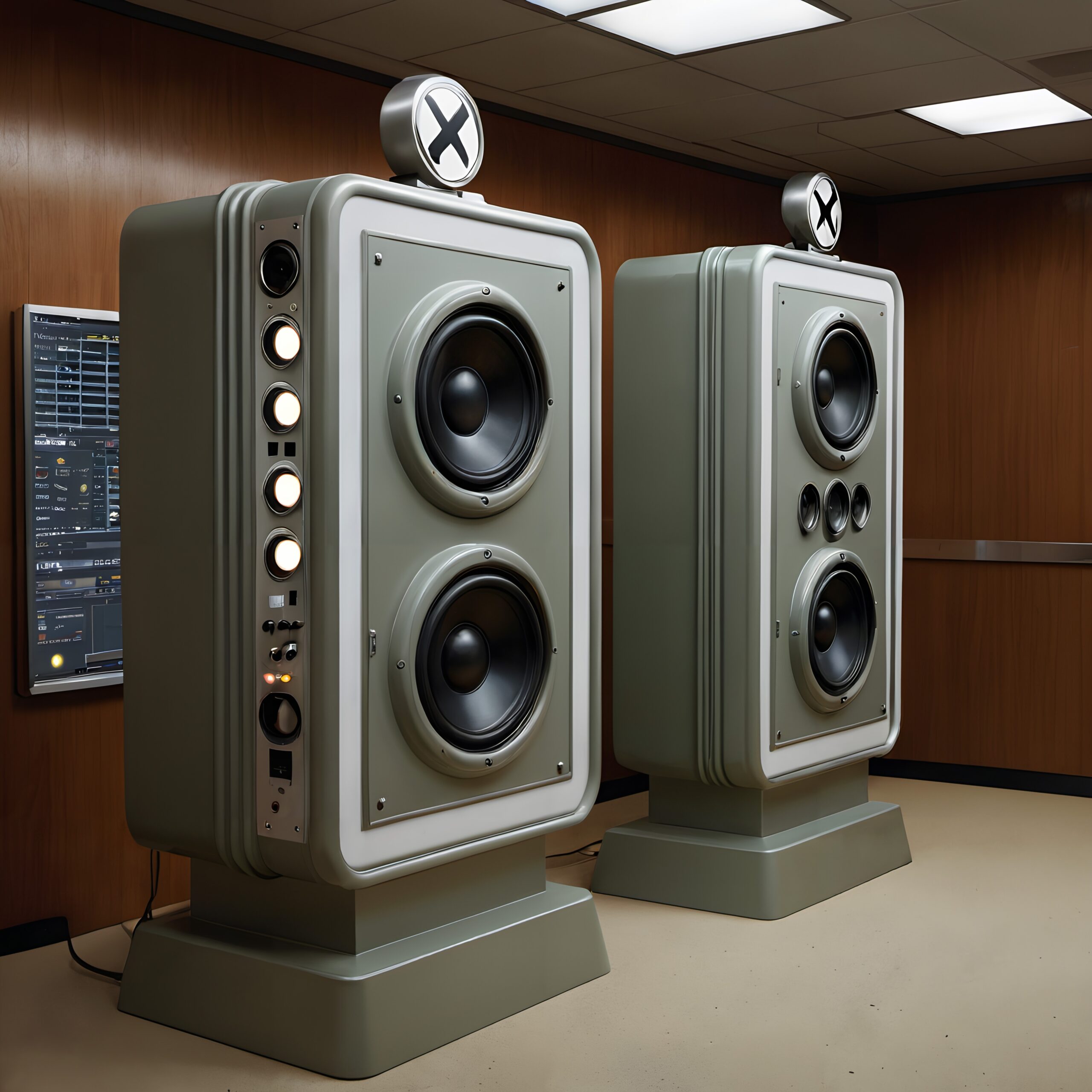 Retro Sound System in Studio