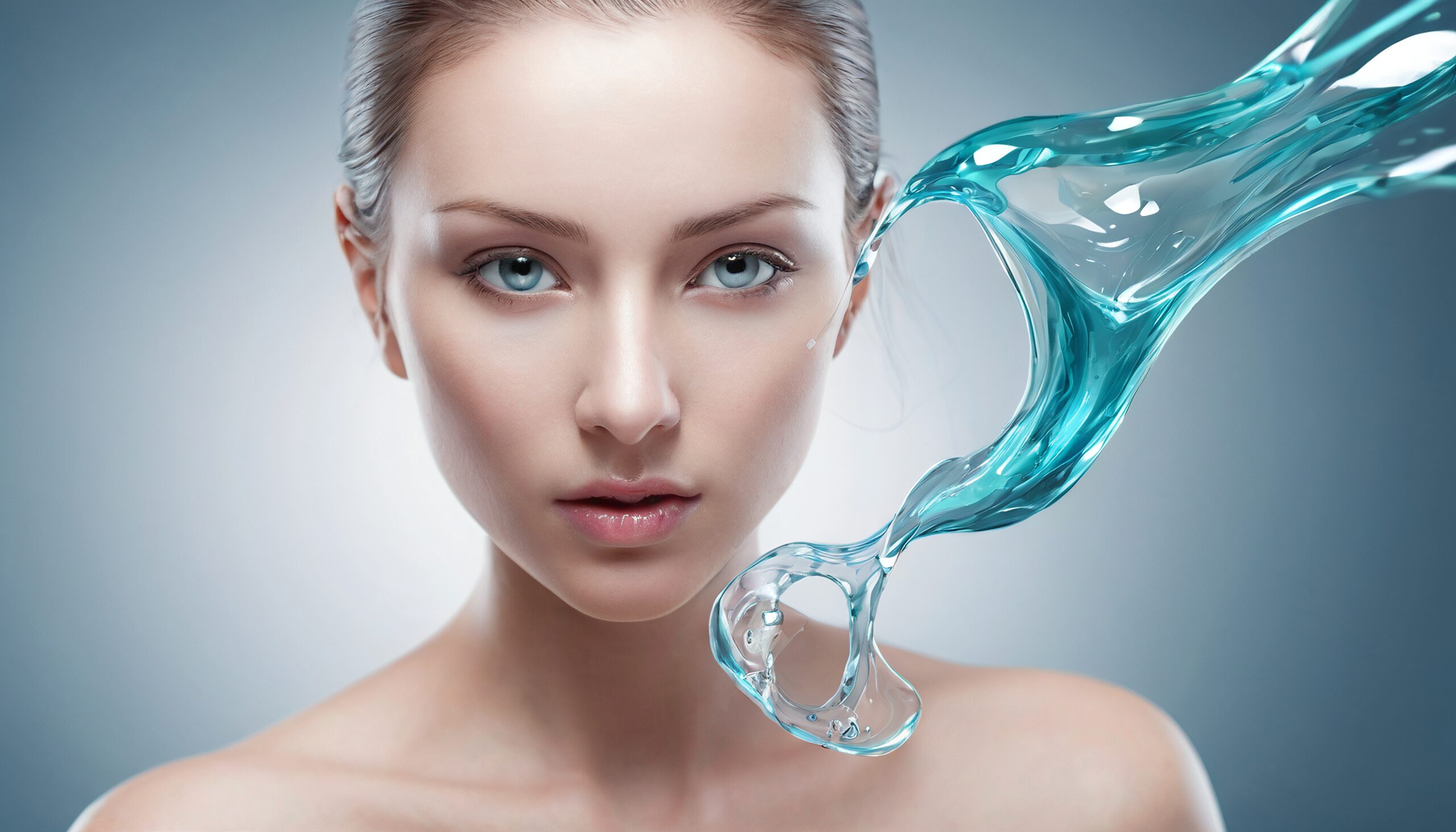 Fluid Motion Aqueous Beauty Portrait