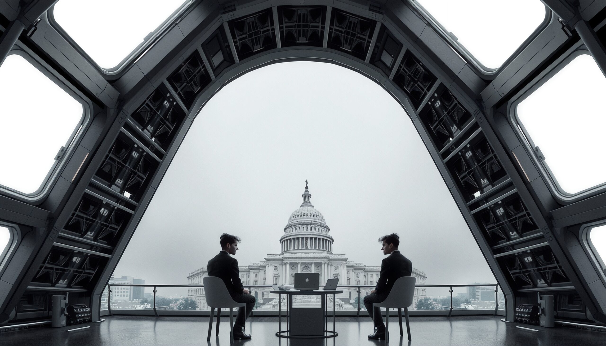Modern Meeting with Capitol View