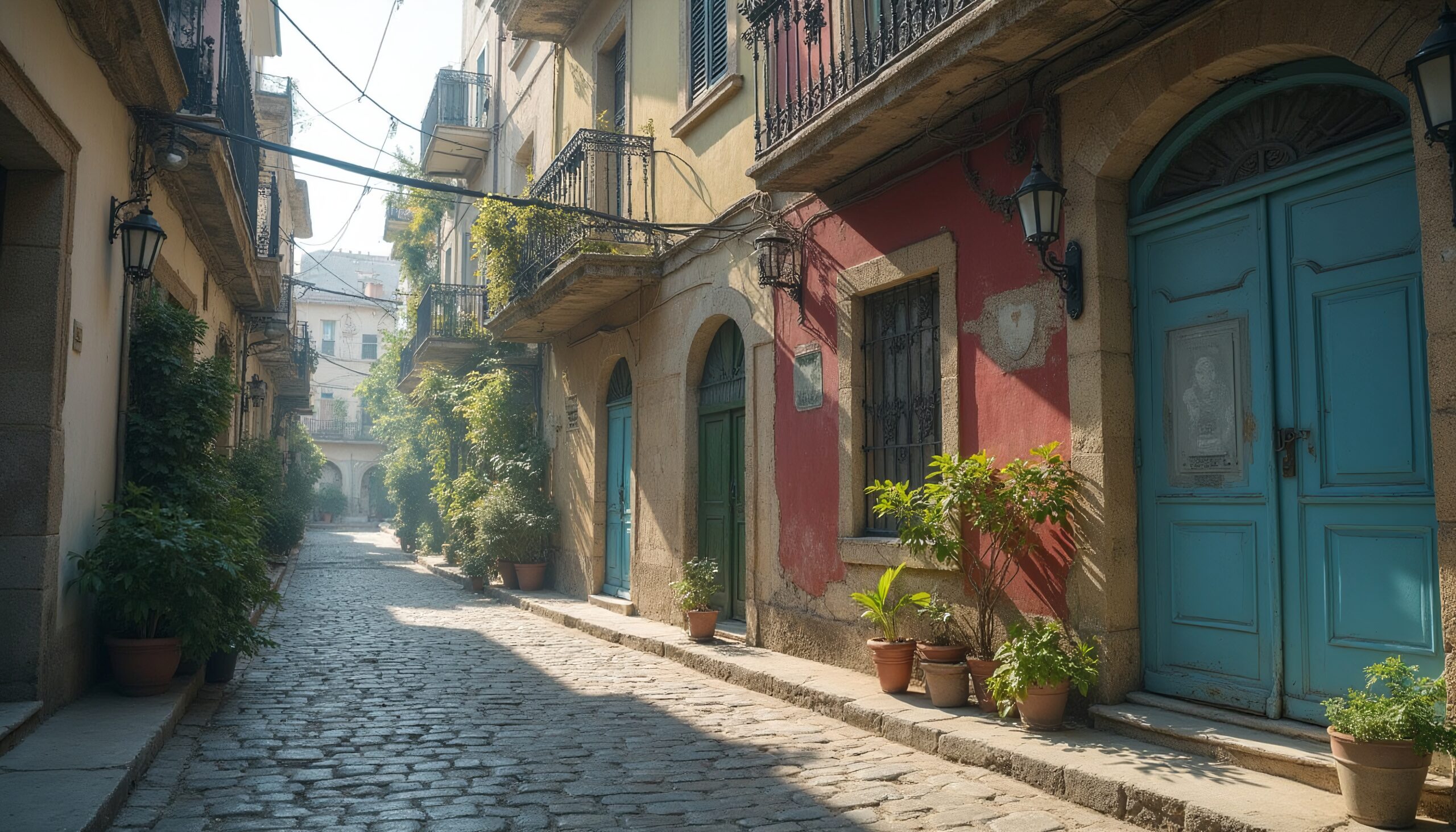 Charming Historic Cobblestone Alley