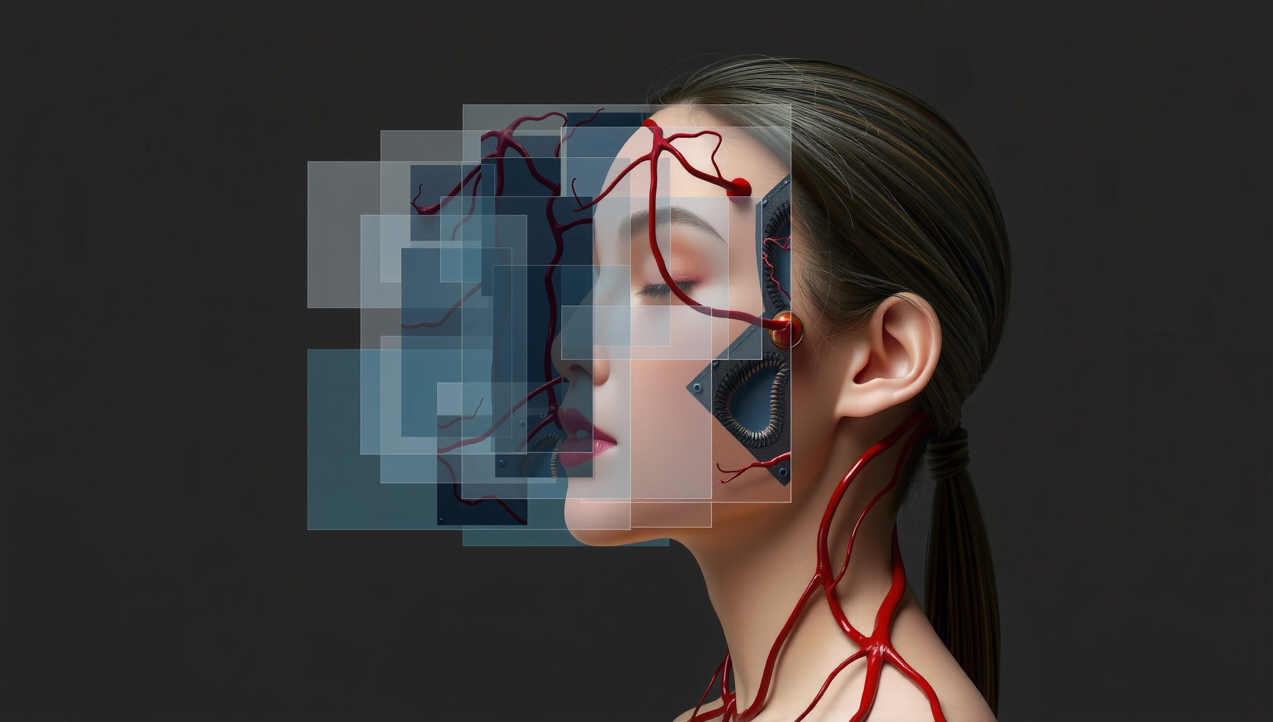 Digital-Organic Human Vein Fusion