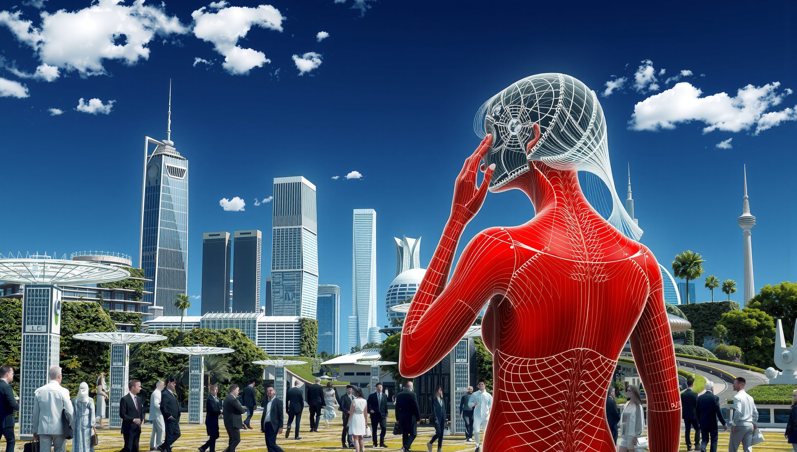 Futuristic City With Modern Architecture