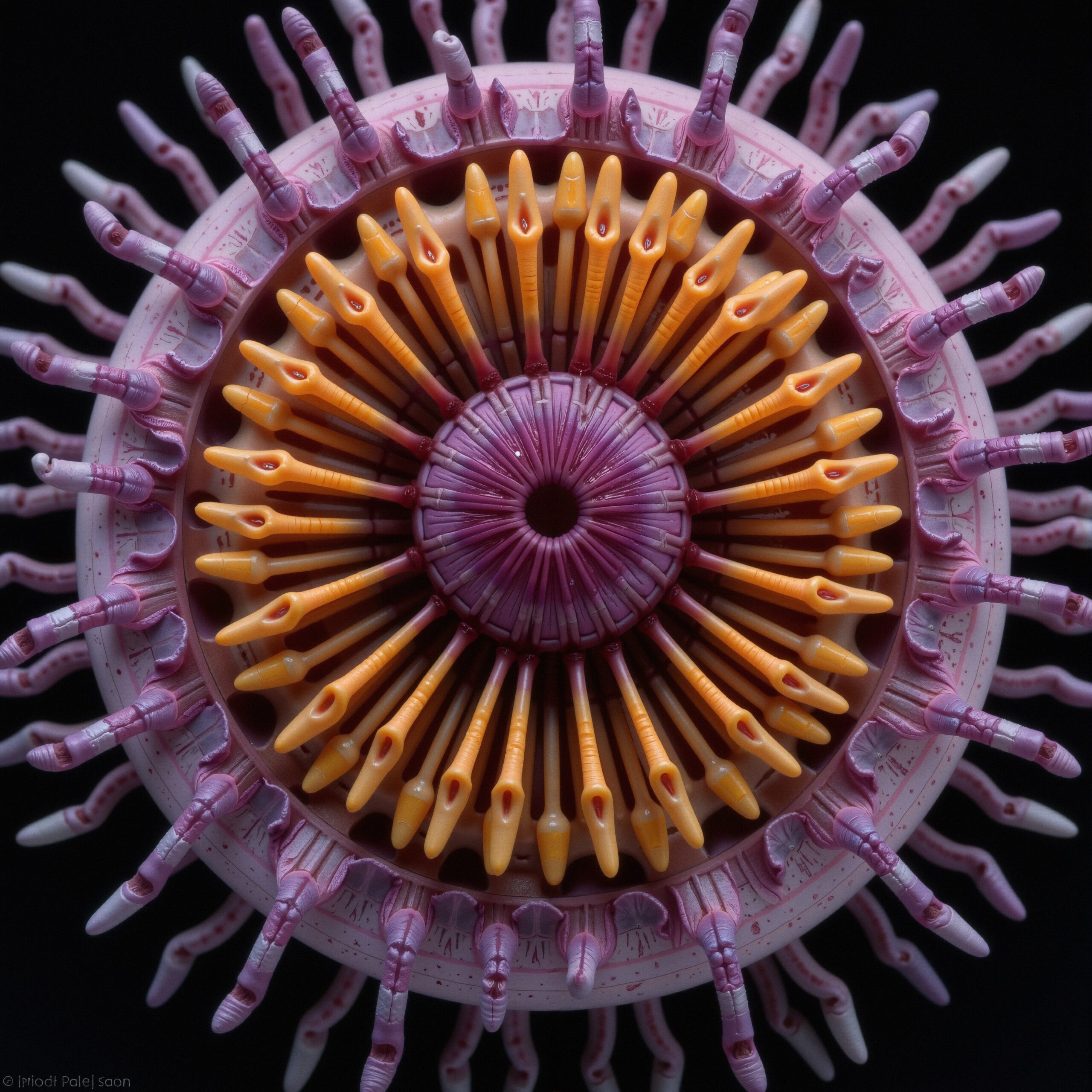 Intricate Abstract Radial Design