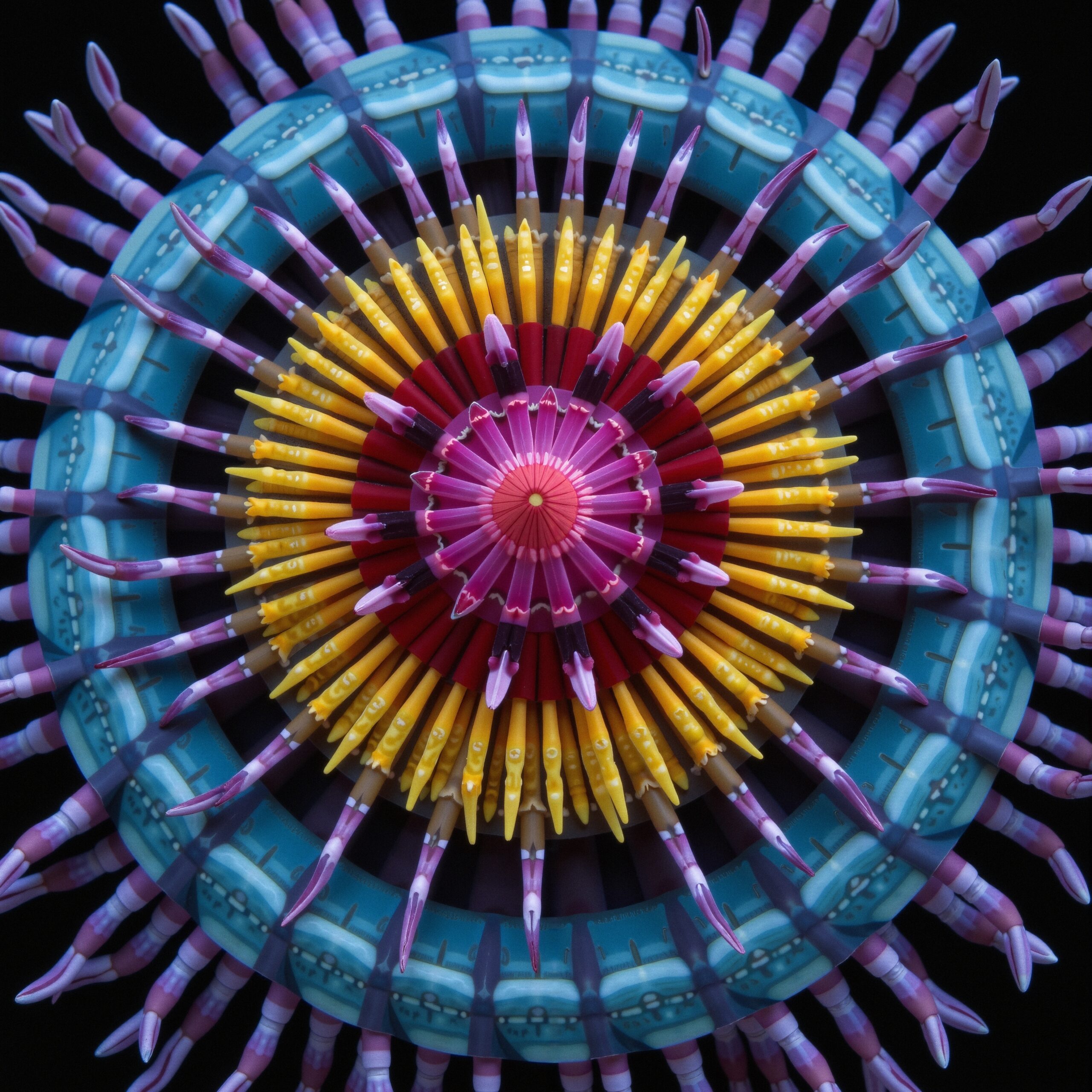 Colorful Mandala with Intricate Patterns