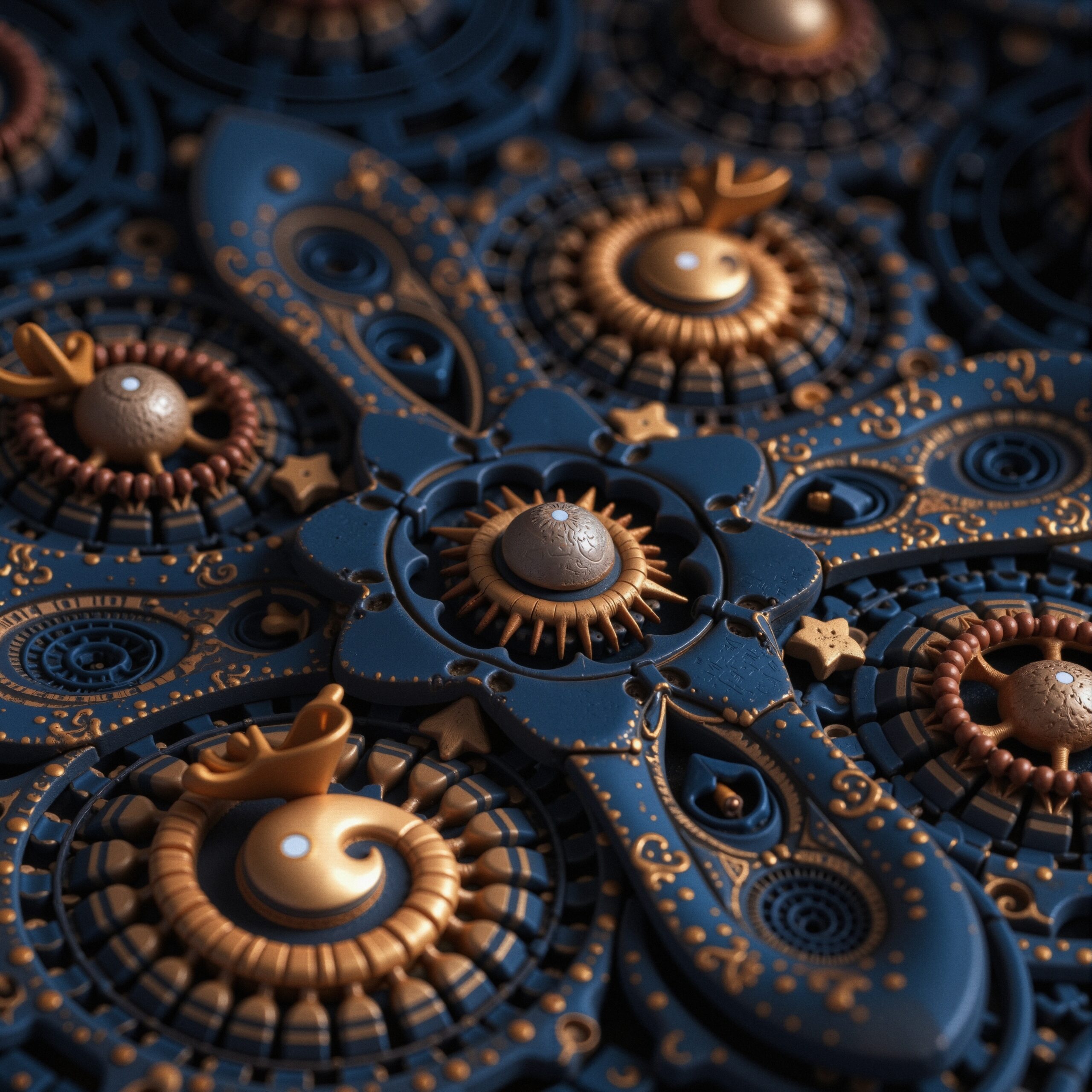 Steampunk Cosmic Gear Artwork