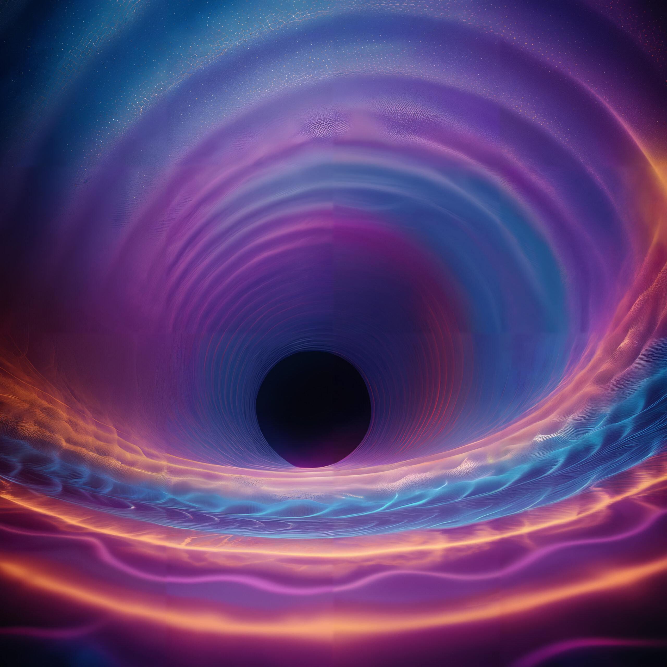 Colorful Swirls of Digital Light