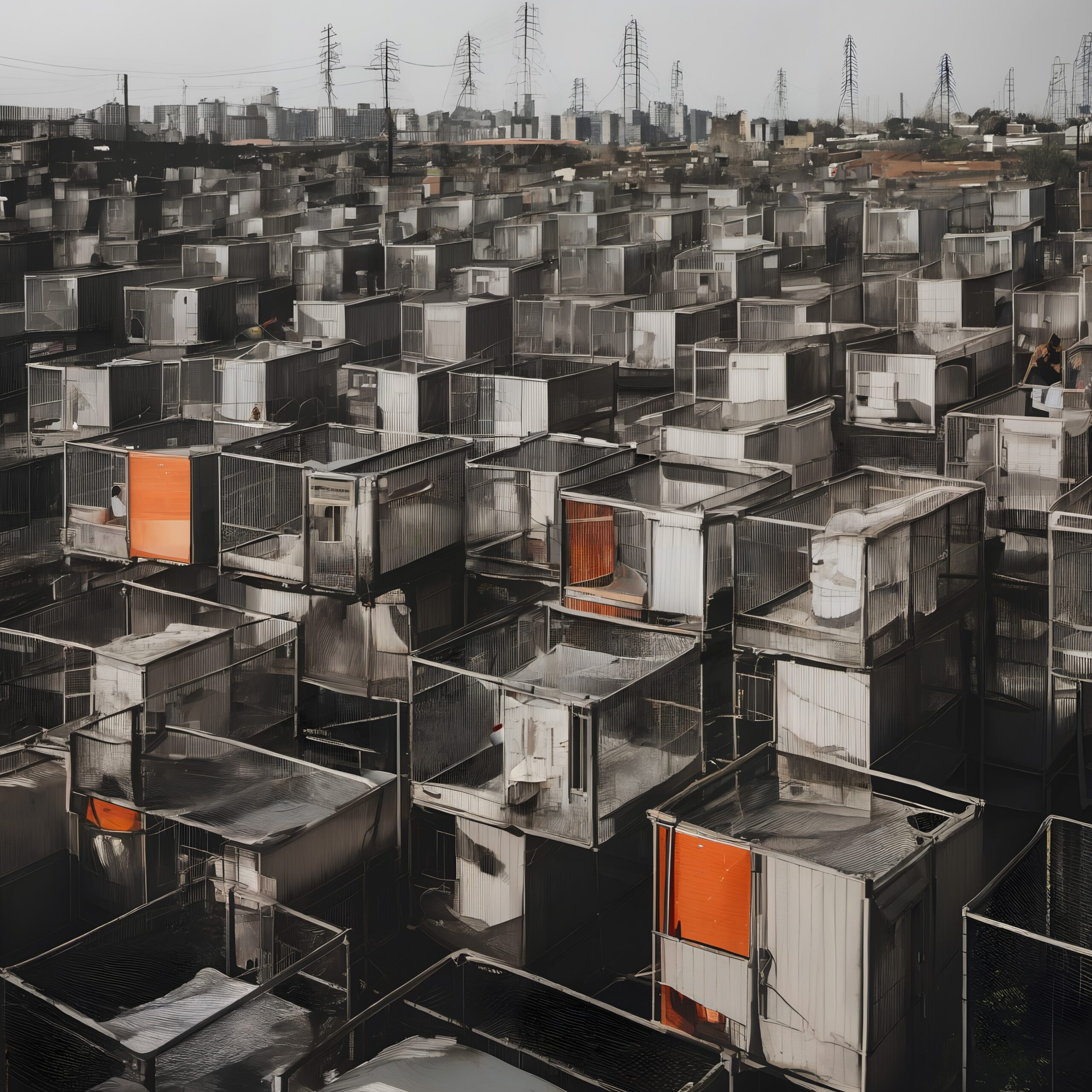 Urban Modular Units with Orange