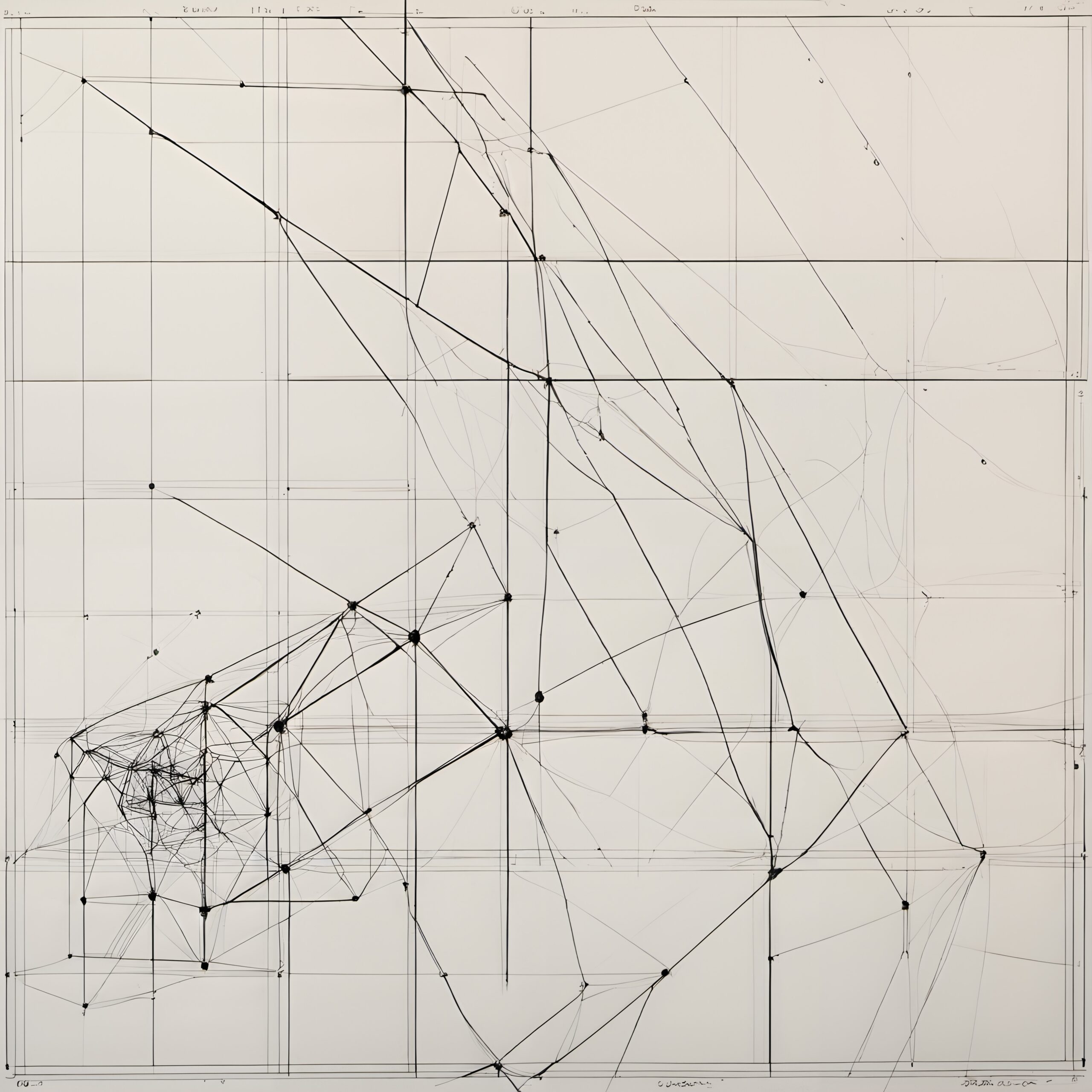 Abstract Geometric Network Art