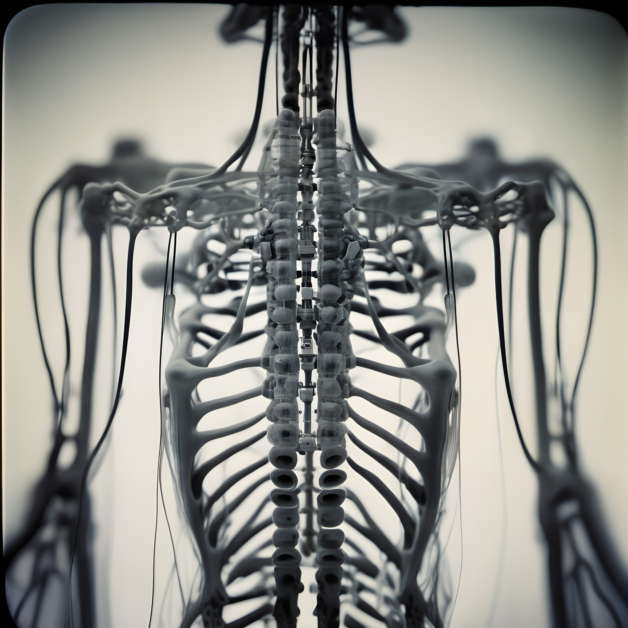 Futuristic Biomechanical Spine Structure