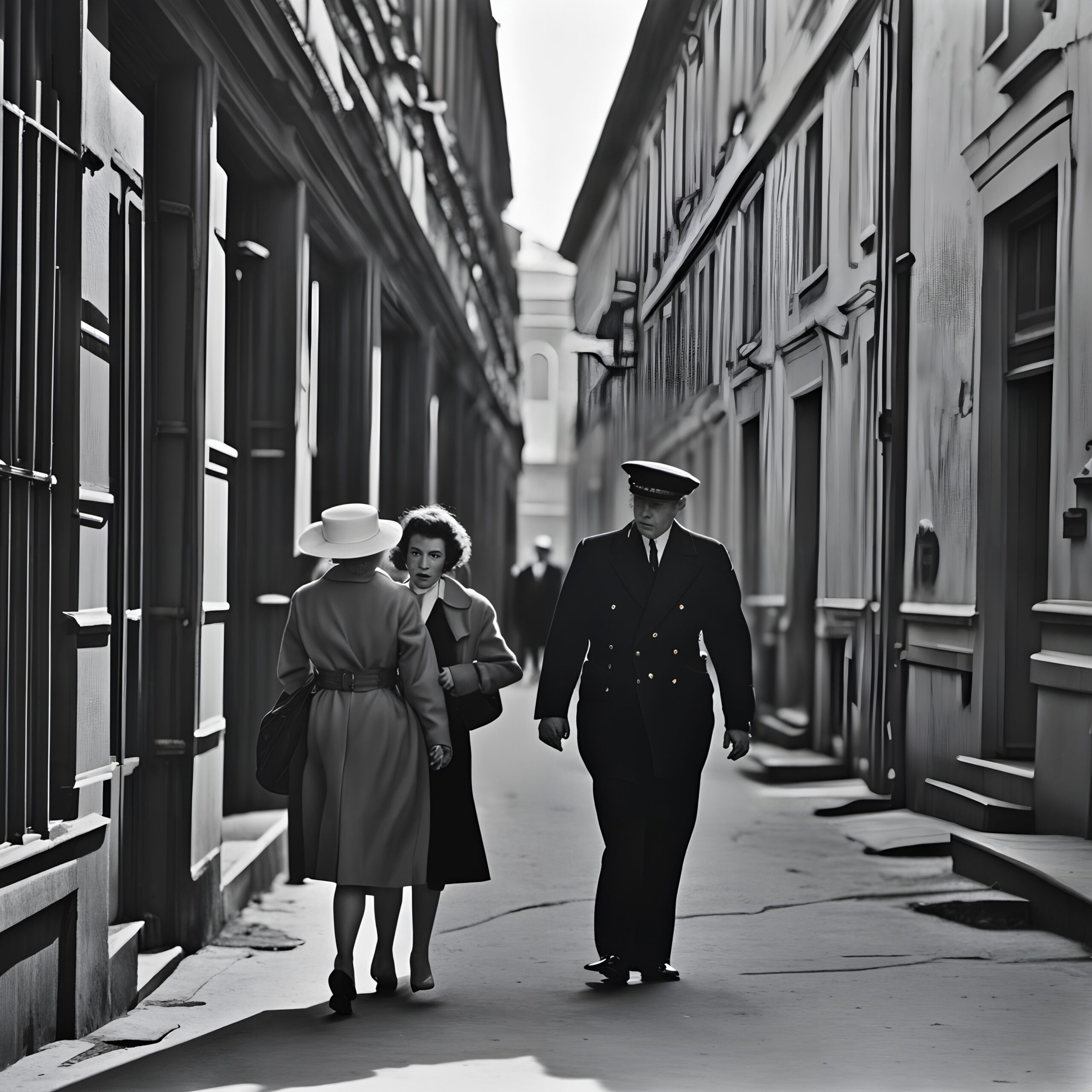 Time Capsule Mid-Century Street Scene