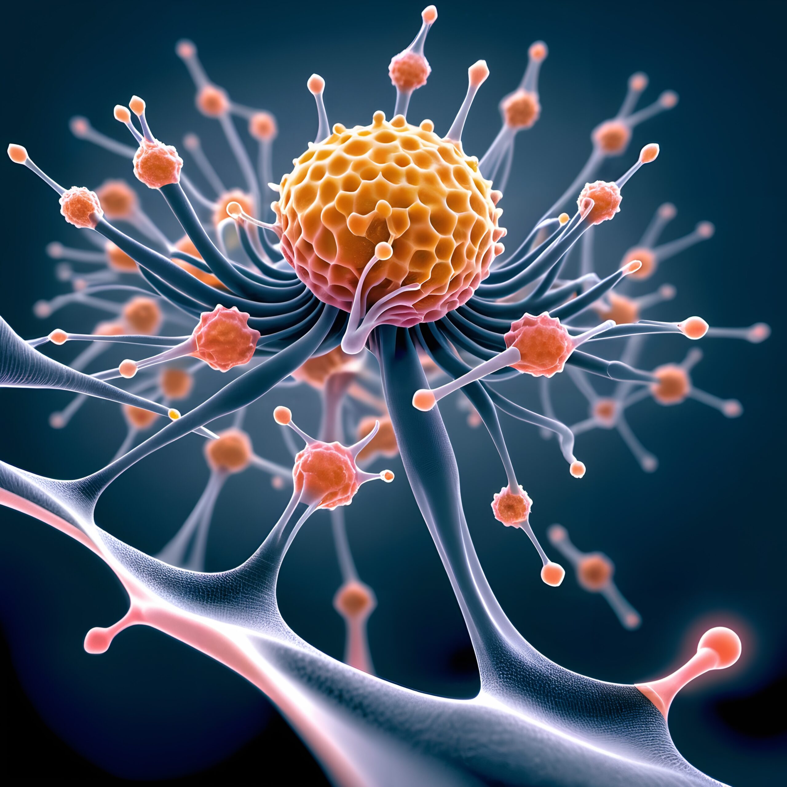 Intricate Molecular Structure Visualization