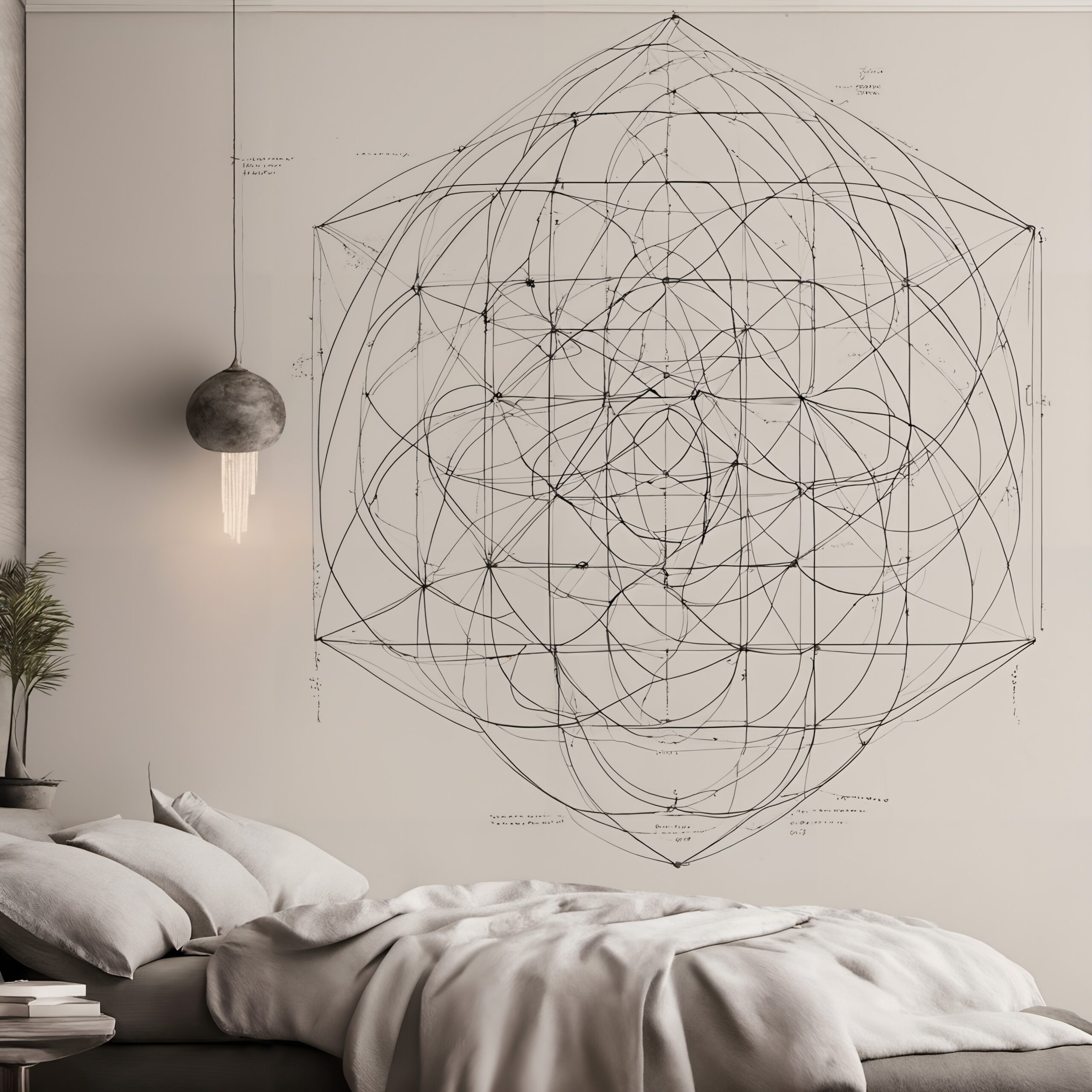 Contemporary Bedroom Meets Geometry