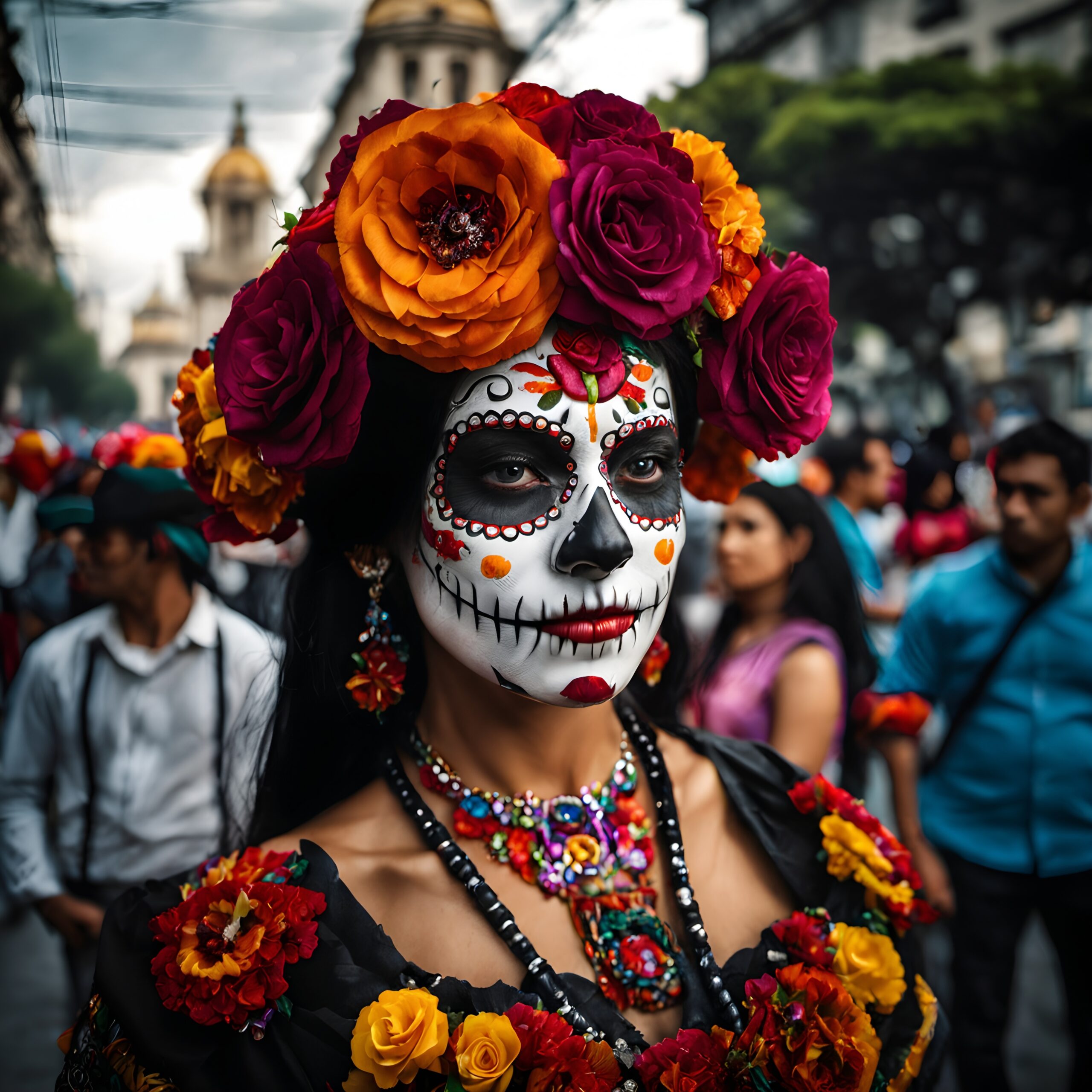 Colorful Day of the Dead Celebration