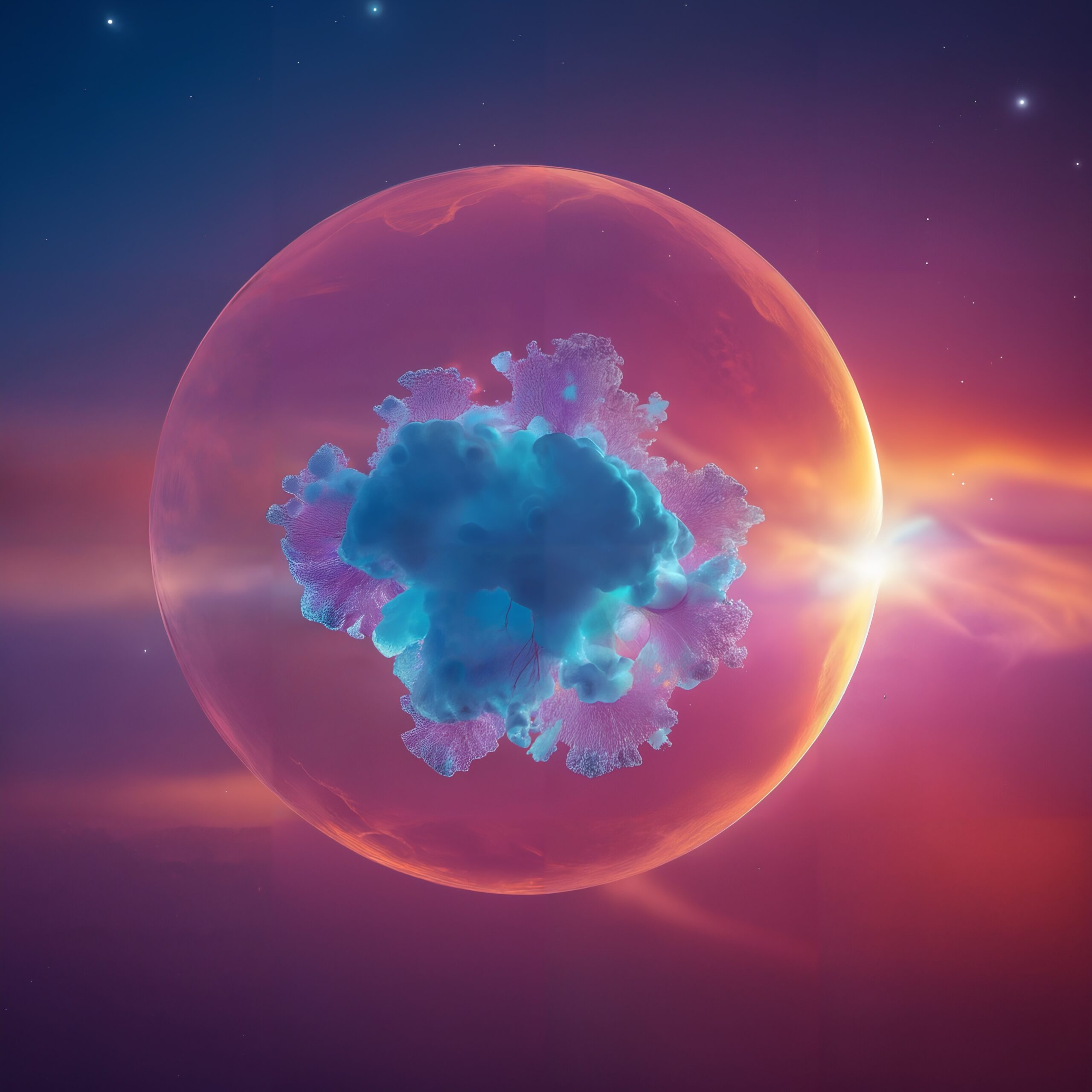 Cosmic Sphere and Nebula Vision