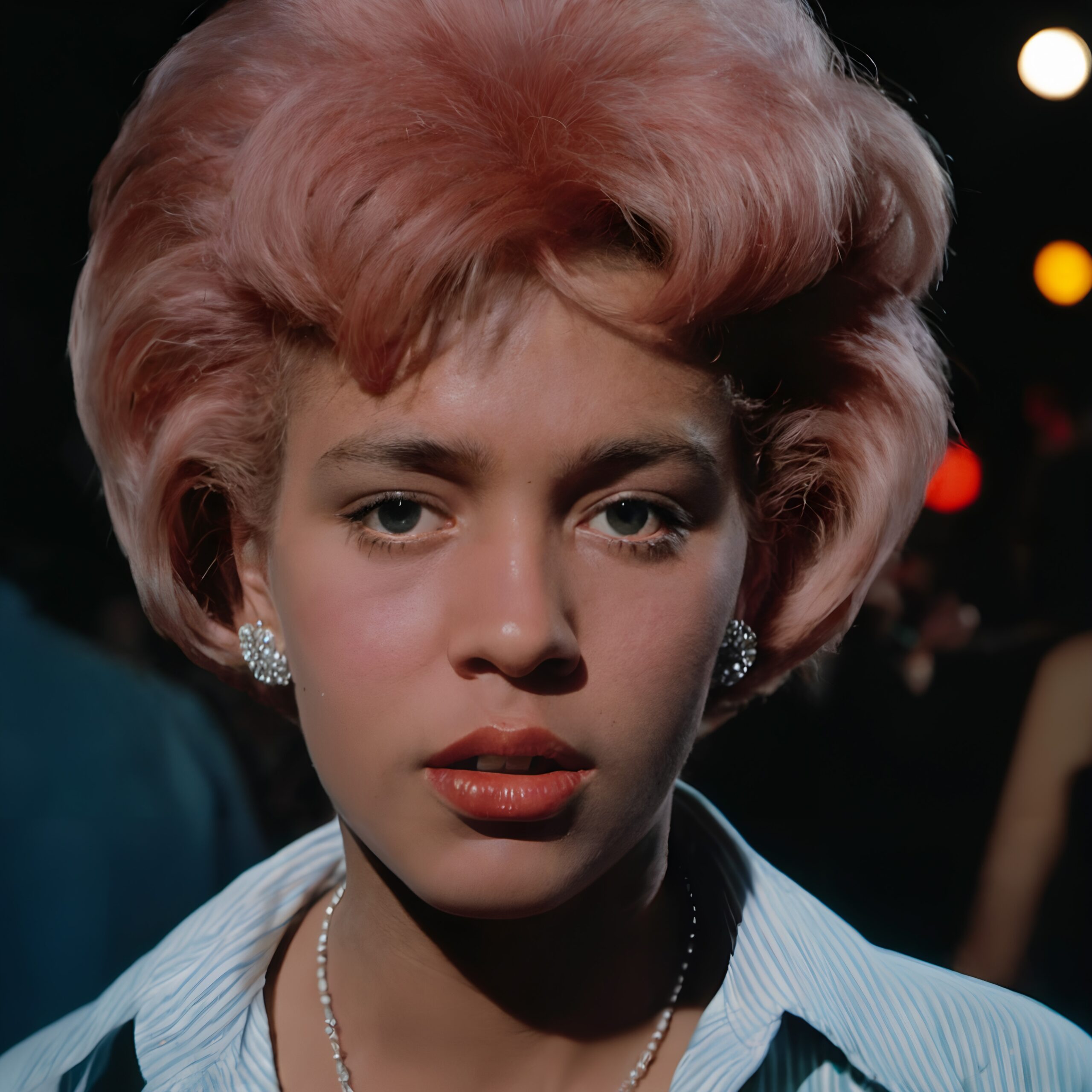 Retro Glamour in Vintage Portrait