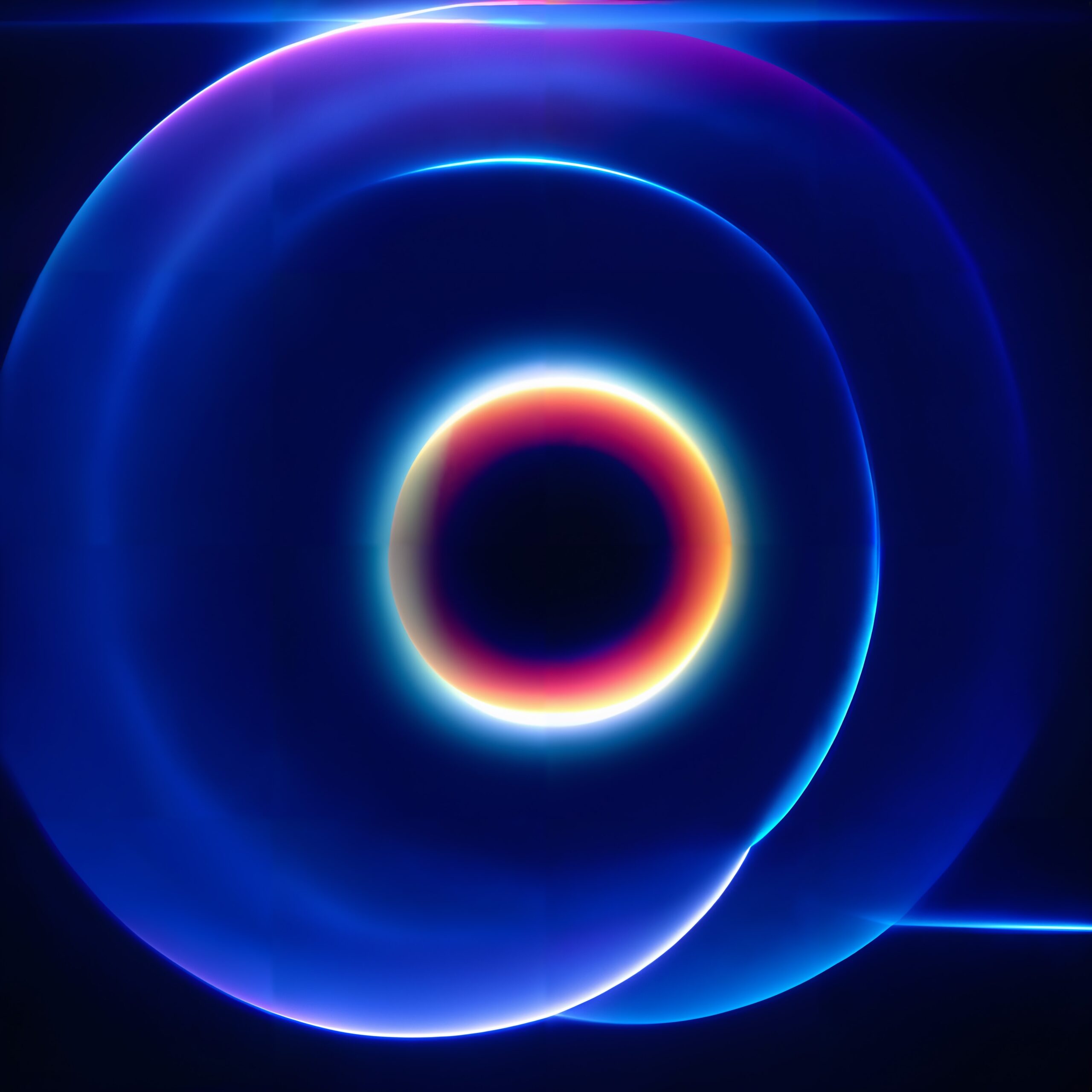 Glowing Abstract Circular Design