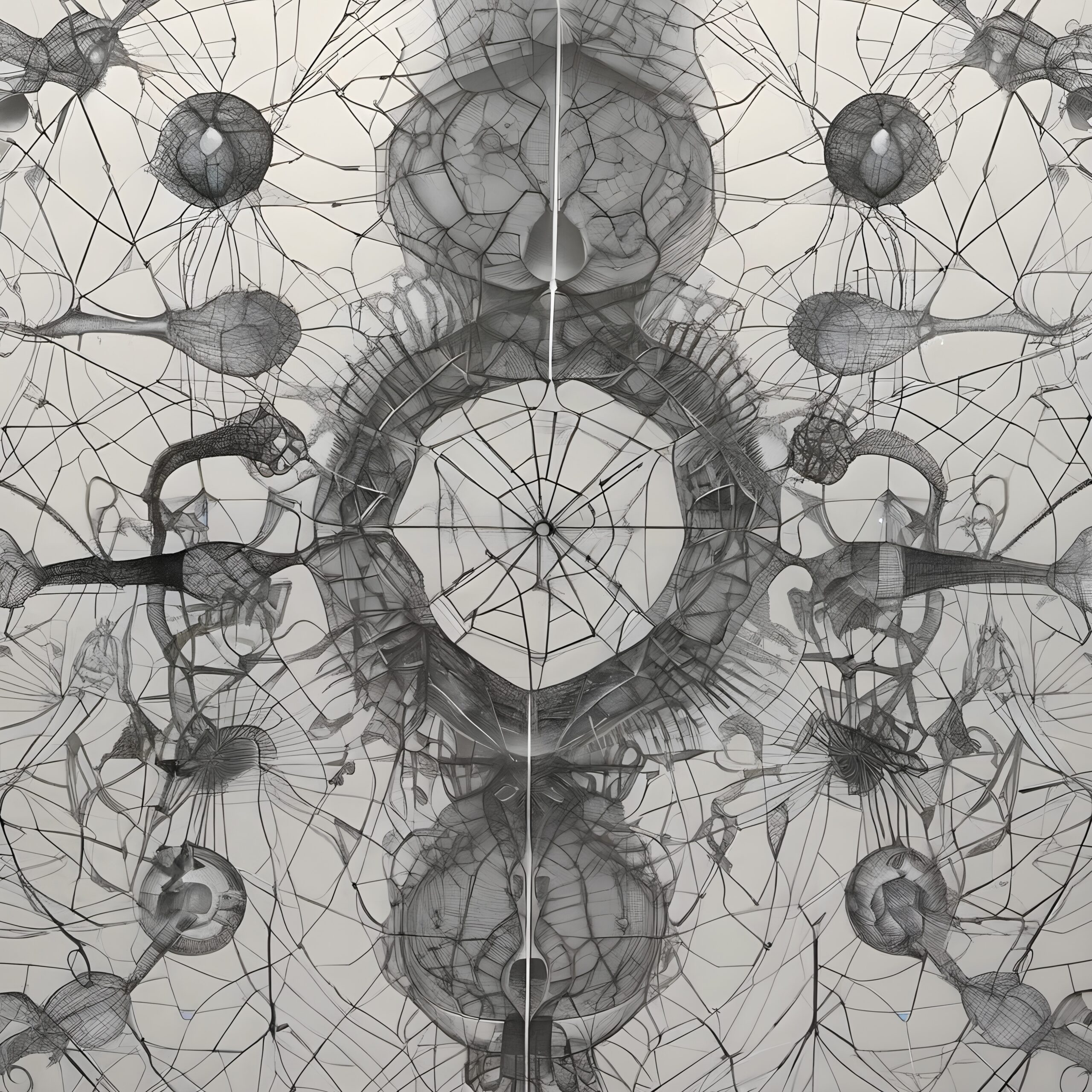 Intricate Abstract Biological Network