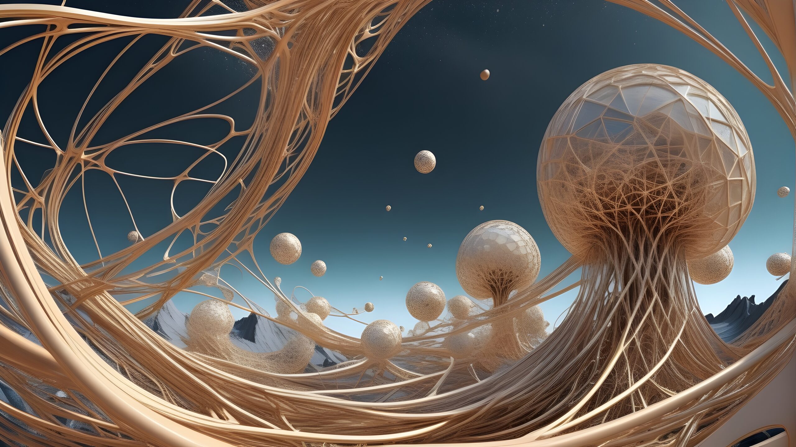 Ethereal Spheres and Filamentous Tangles