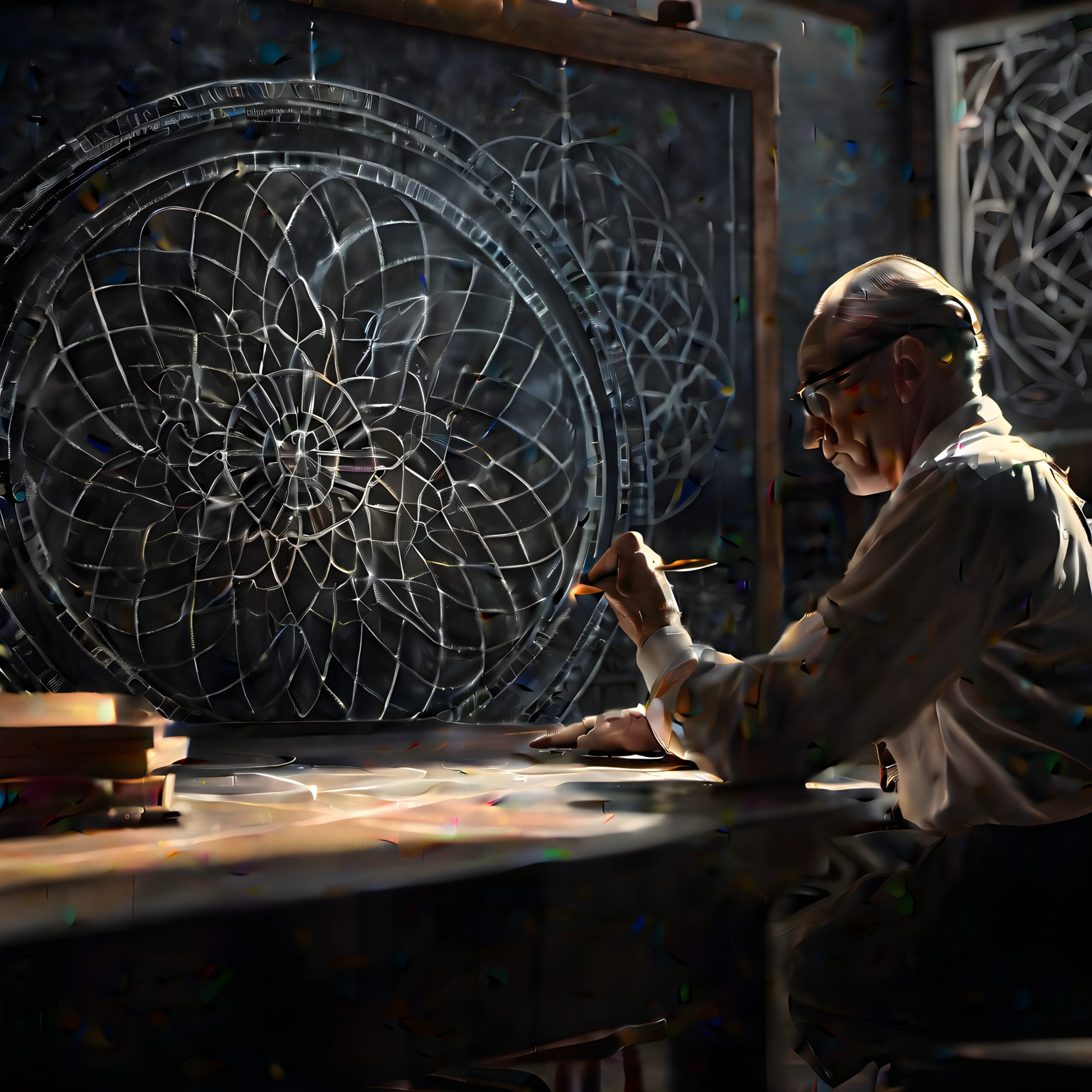 Artisan Creating Detailed Work