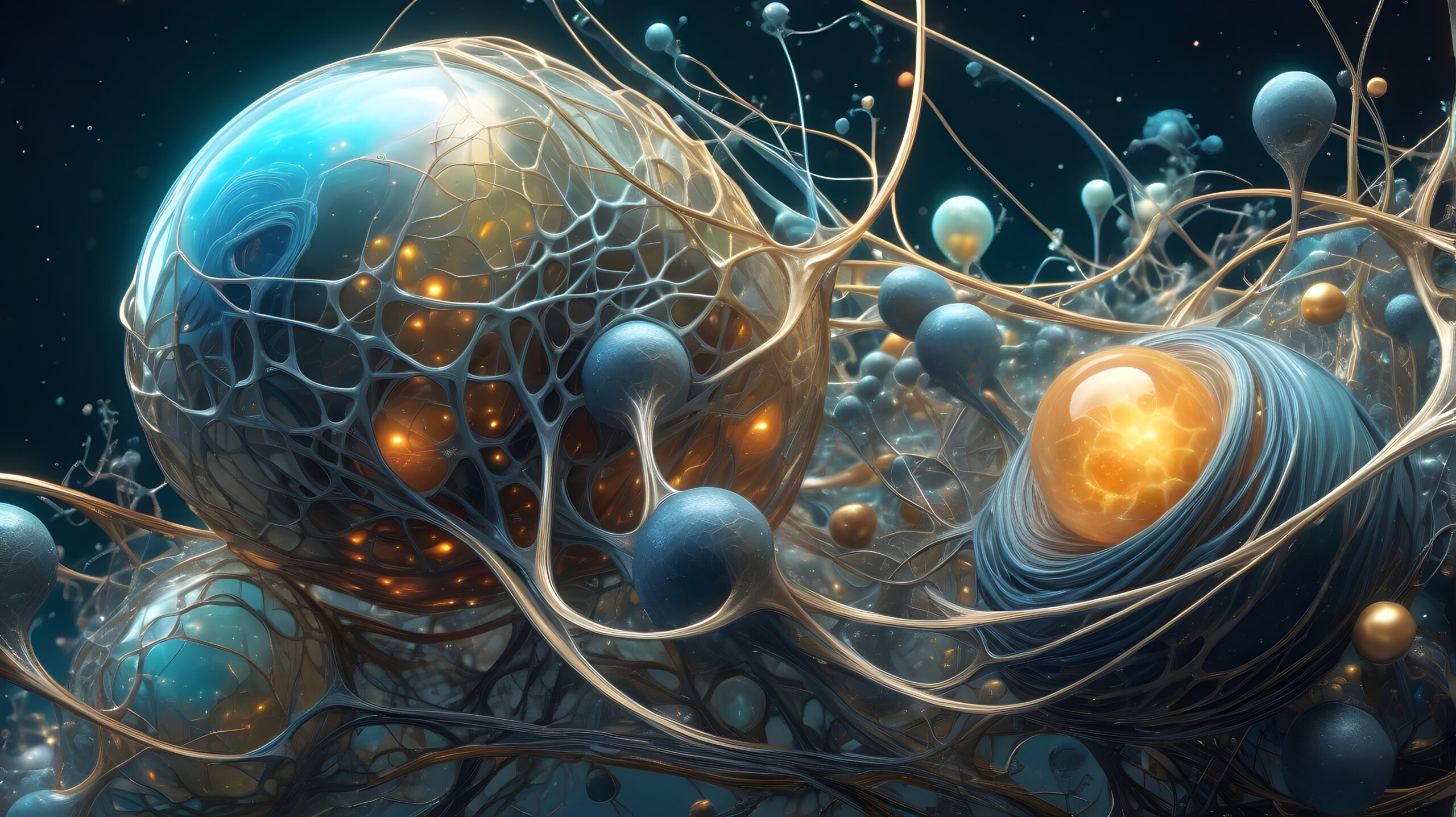 Intricate Microscopic World Art