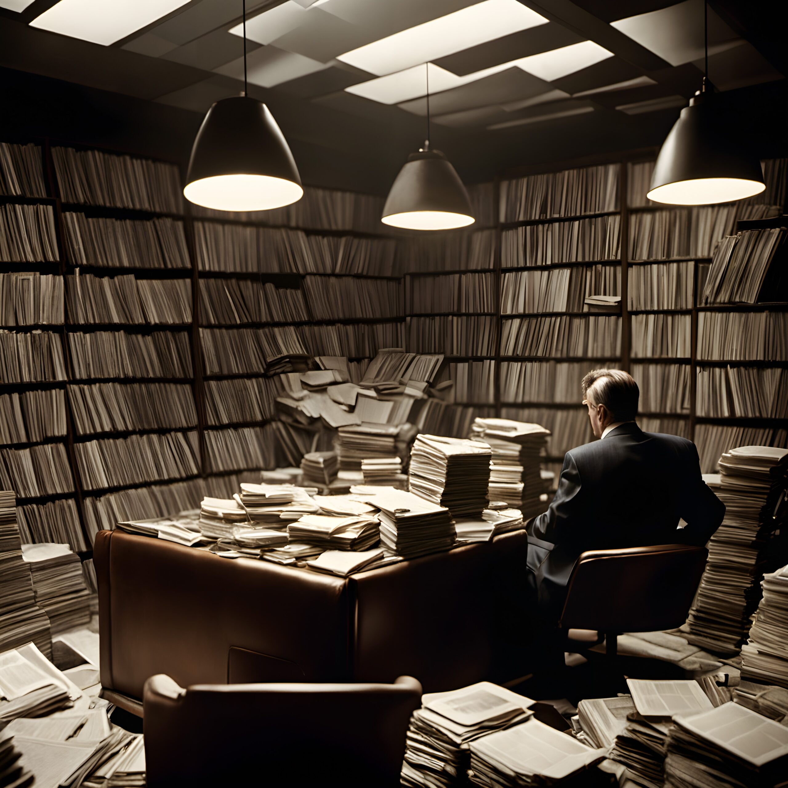 Overwhelmed by Countless Paperwork