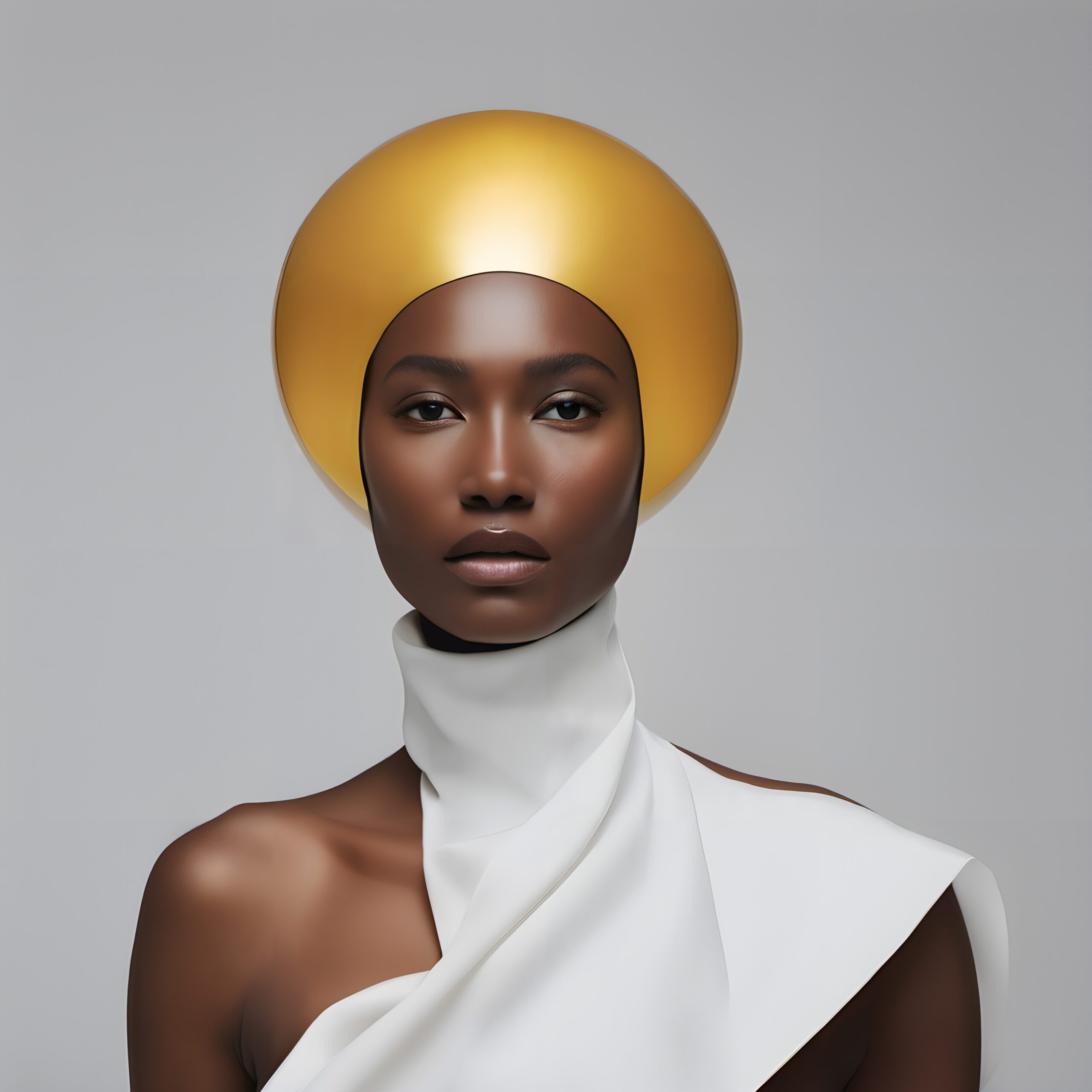 Modern Minimalist Fashion Portrait