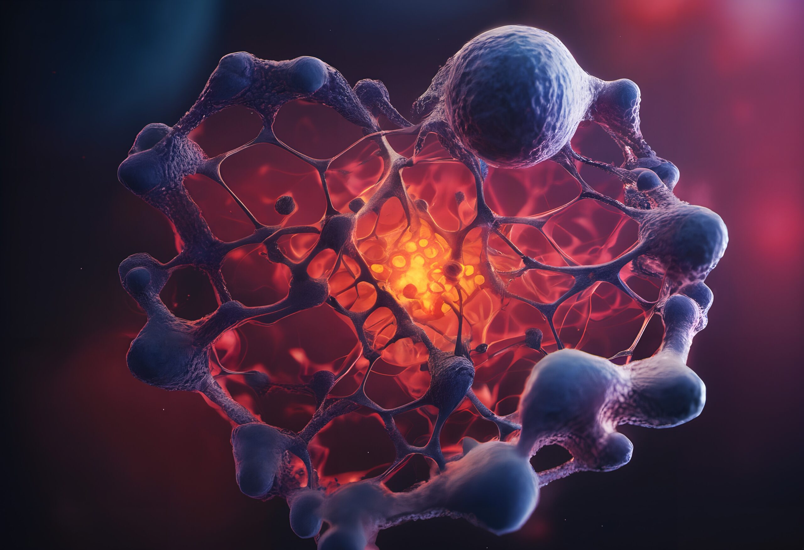 Vivid Network of Cellular Connections