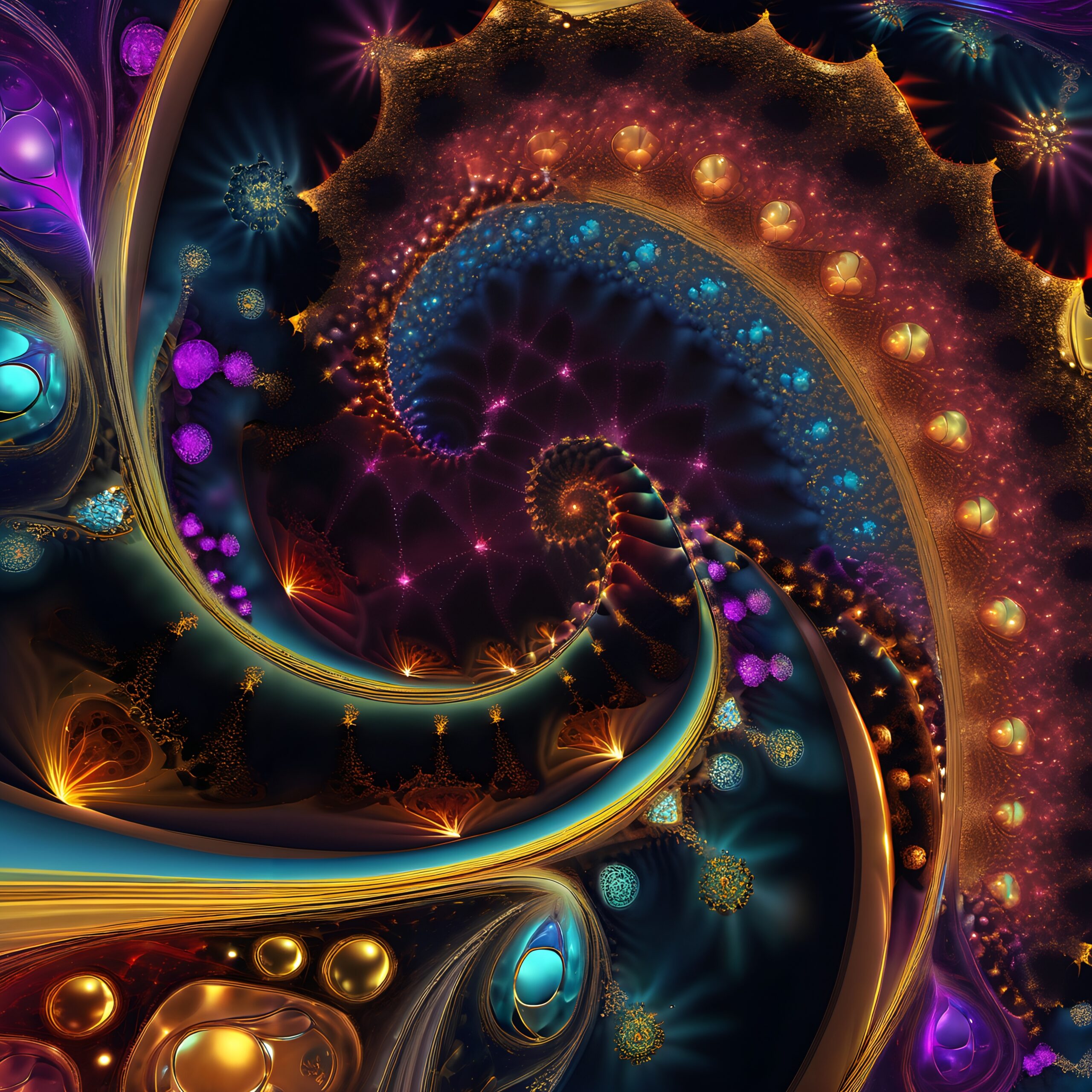 Fractal World’s Colorful Dance