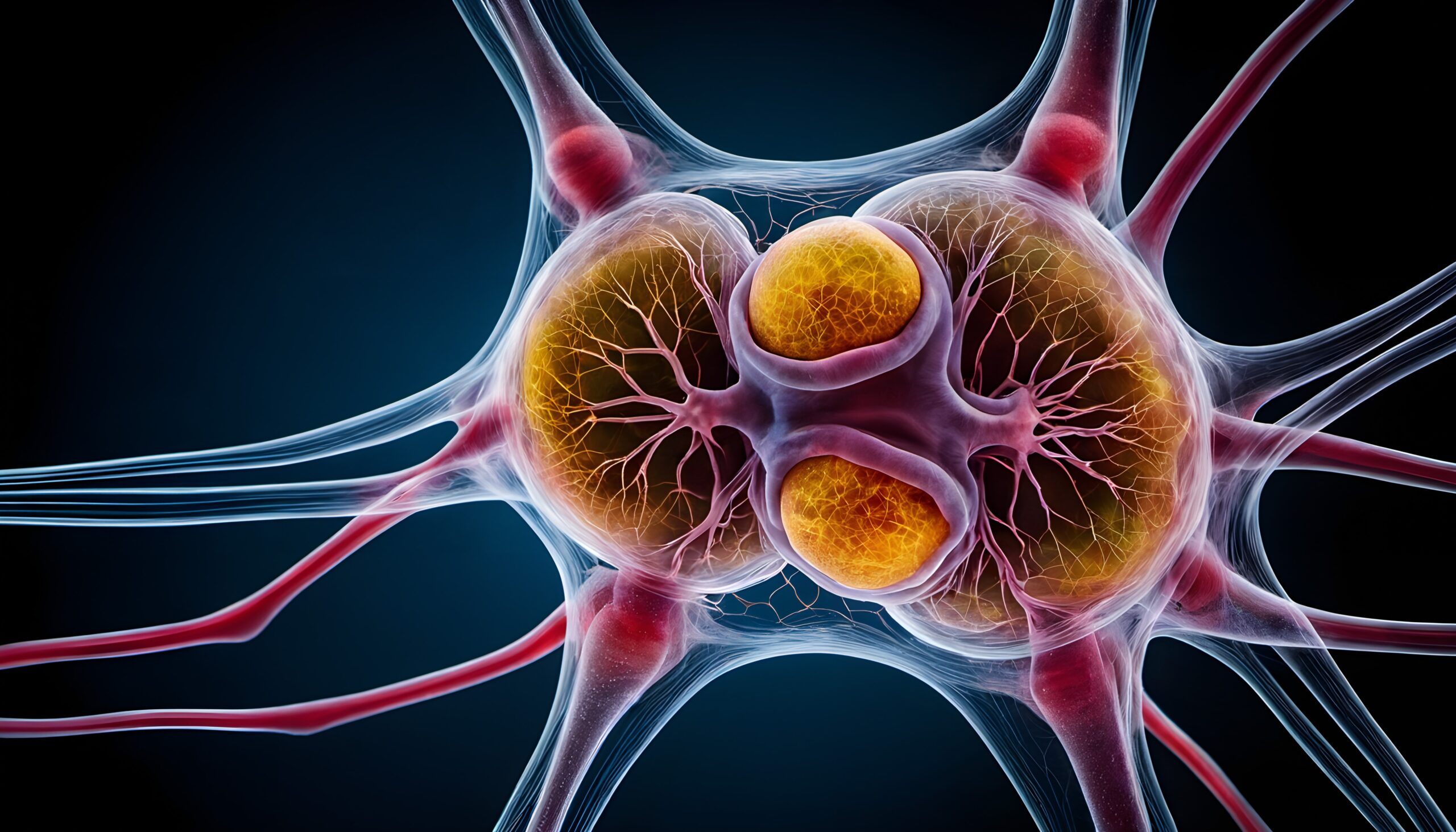 Neuron Network Artistic Scientific Visualization