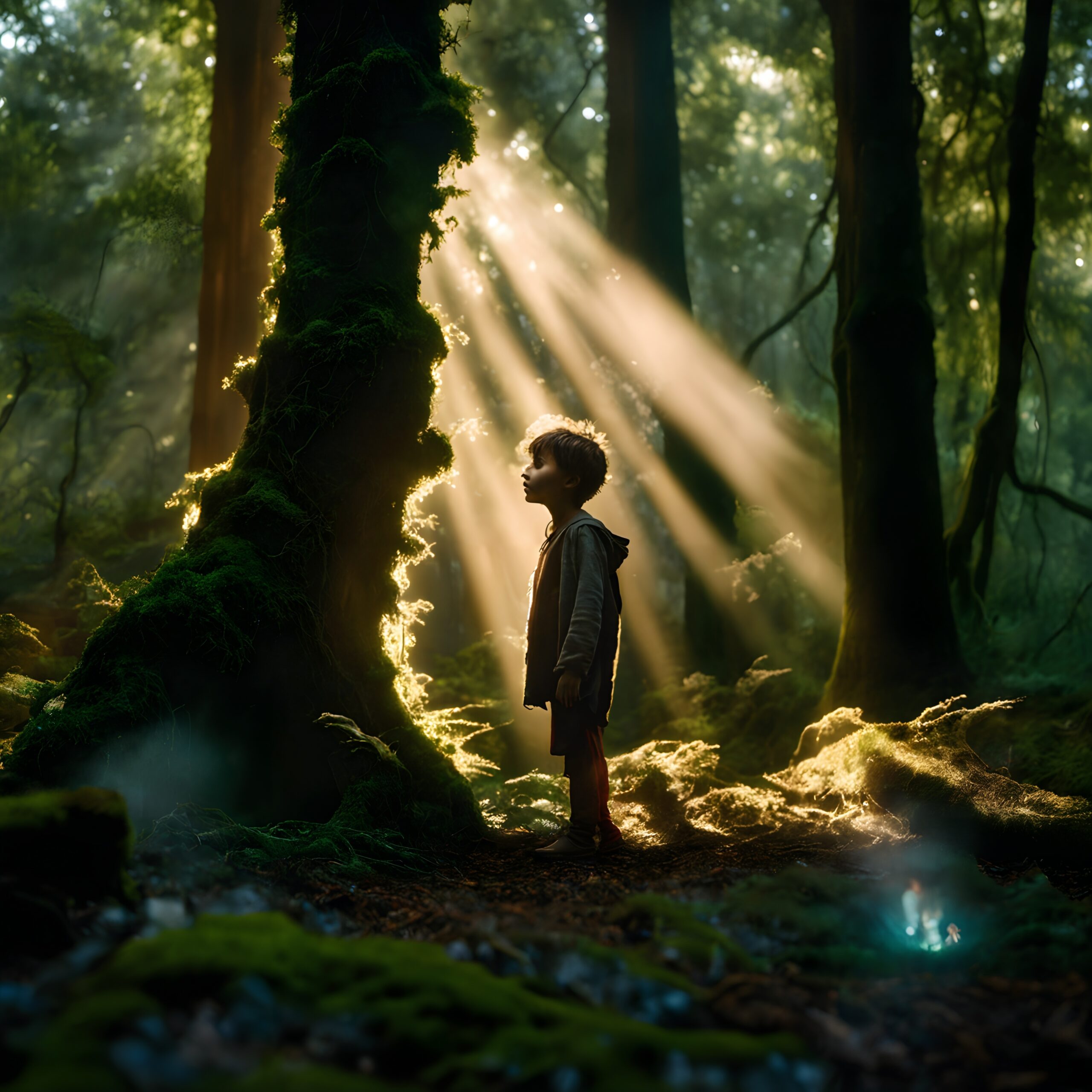 Magical Moment in Enchanted Forest