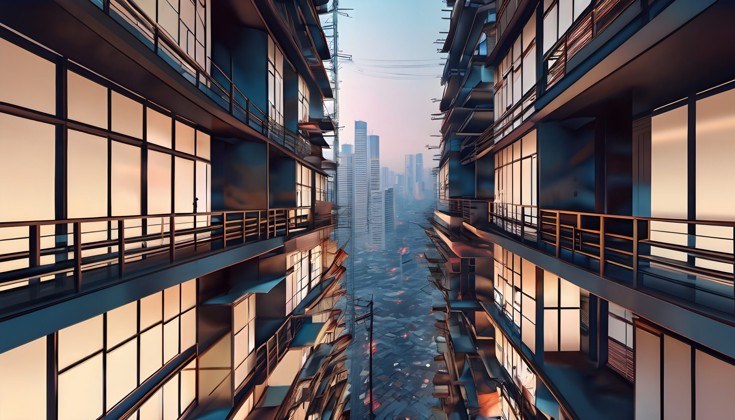 Urban High-Rise Future Skyline