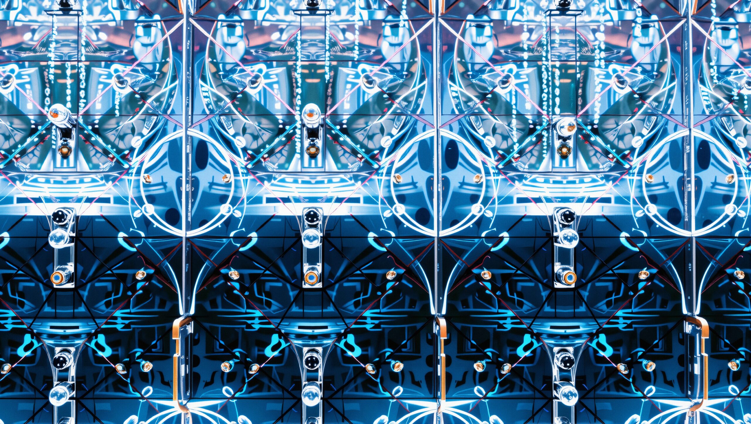 Futuristic Symmetrical Pattern Design