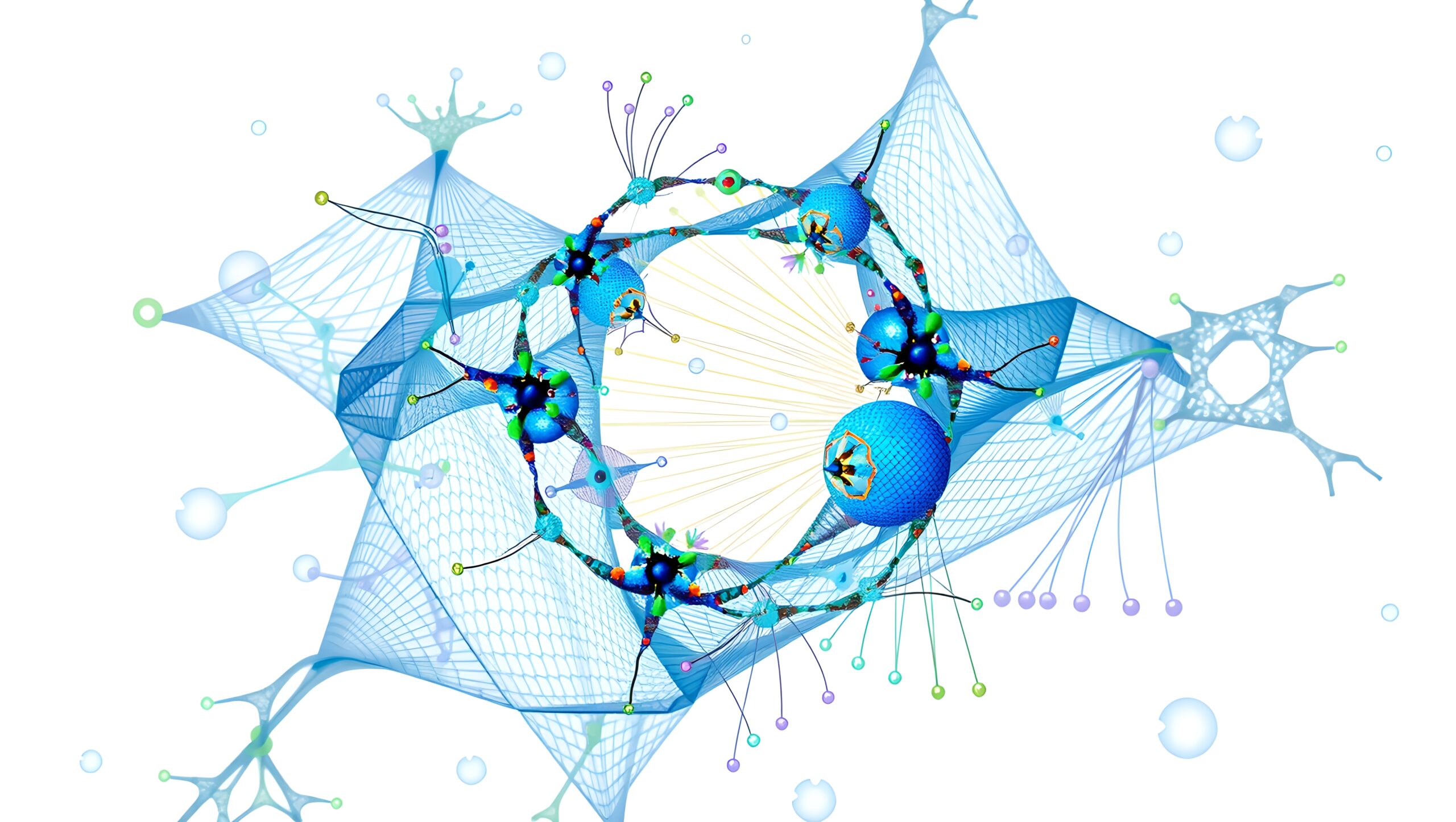 Intricate Molecular Network Visualization