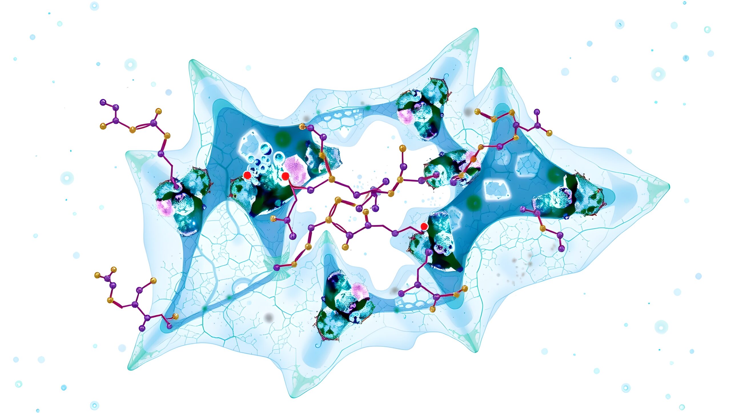 Abstract Molecular Science Art