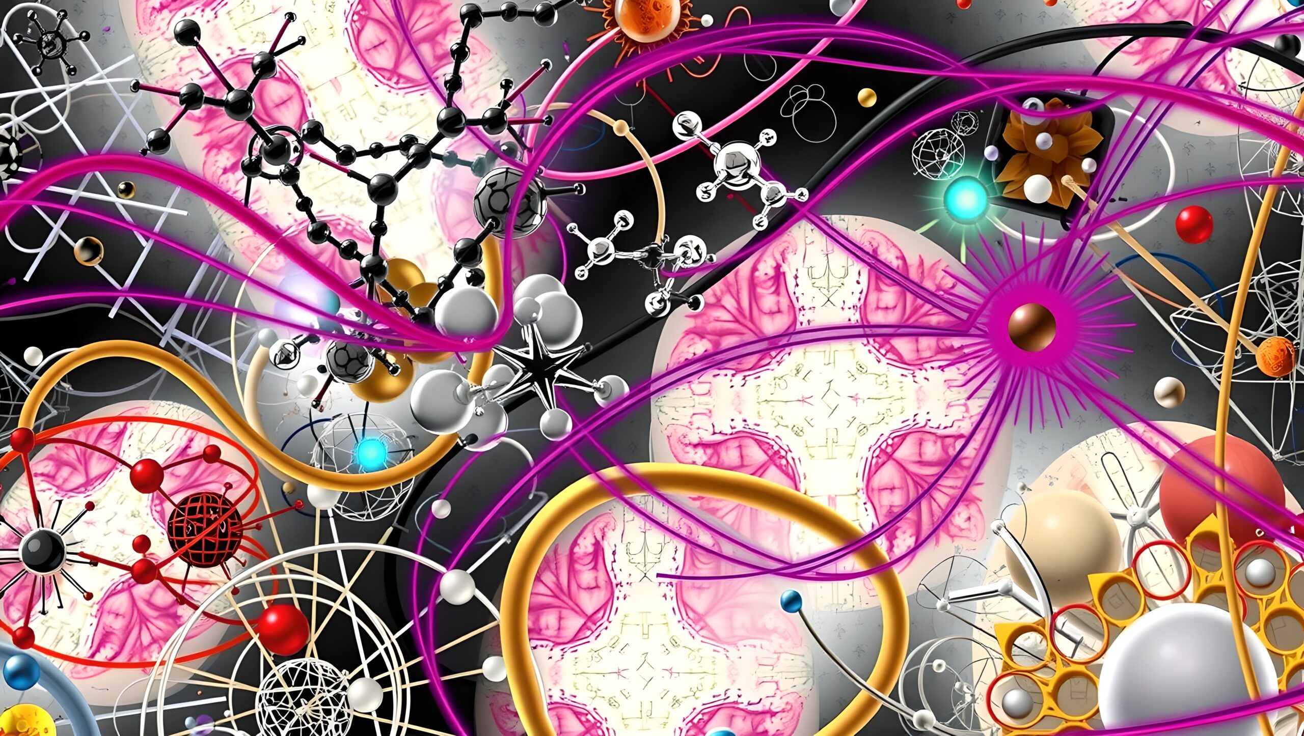 Molecular Structures in Vibrant Chaos