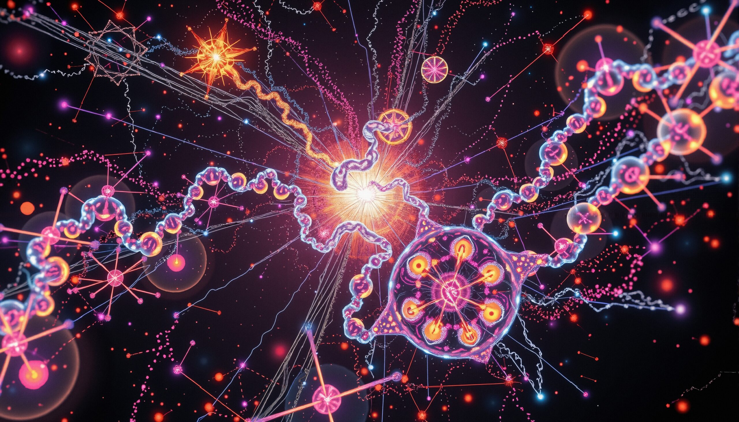 Cosmic Molecular Connection Explosion