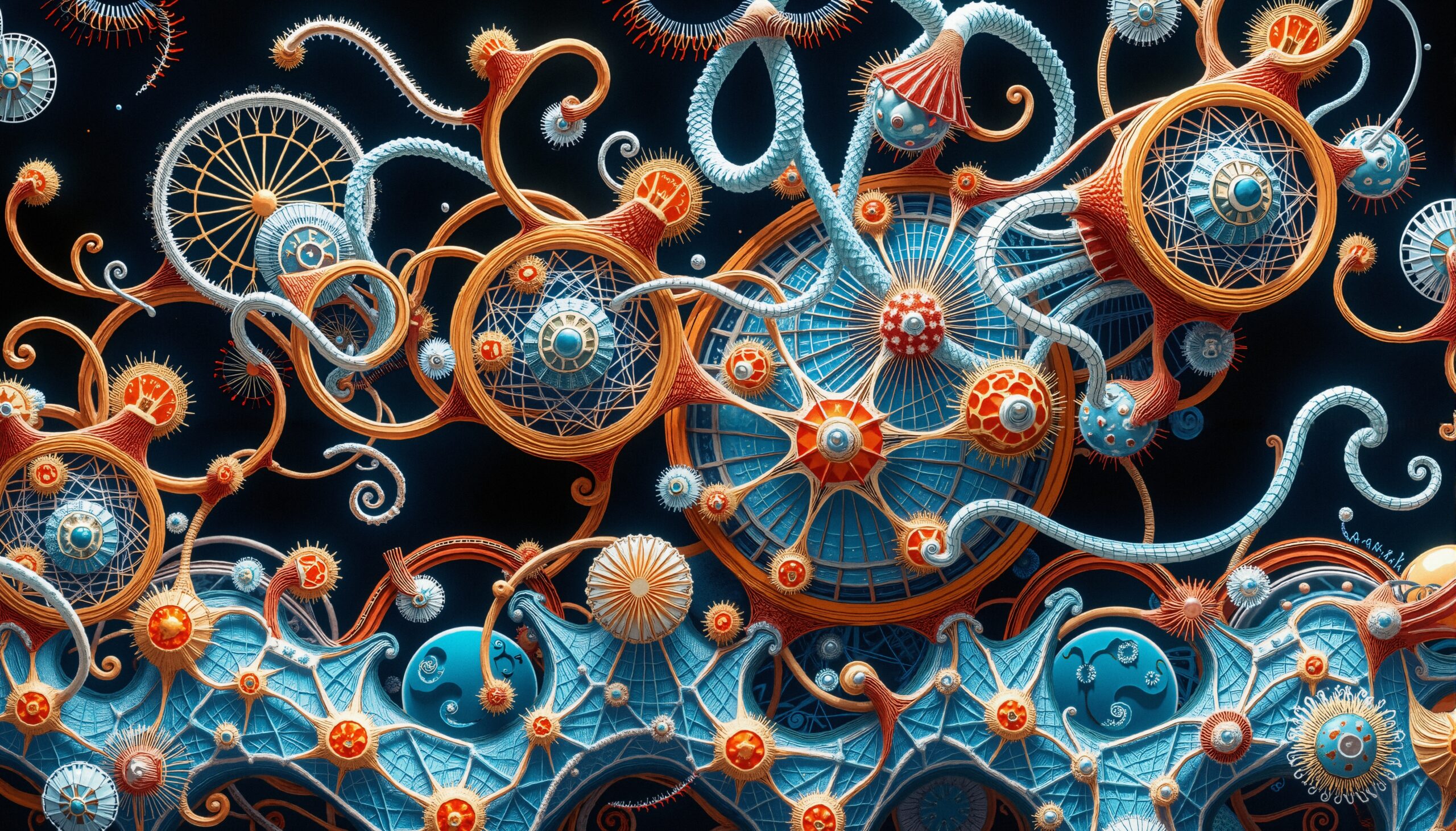 Surreal Cosmic Machine Imagery